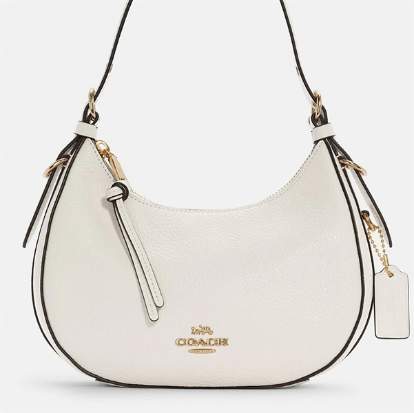 Coach Kleo Hobo DS White Bag