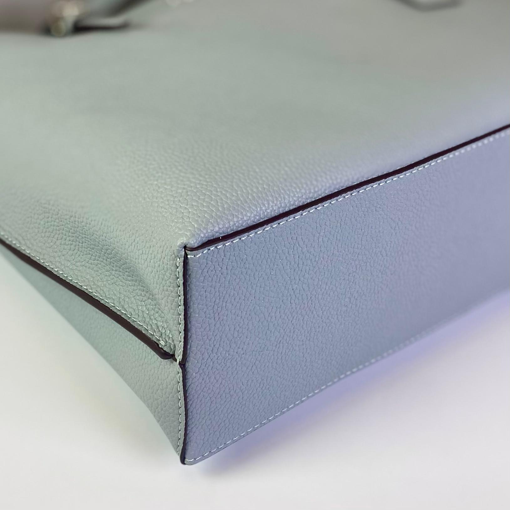 Coach Mollie Tote Bag DS L.Blue