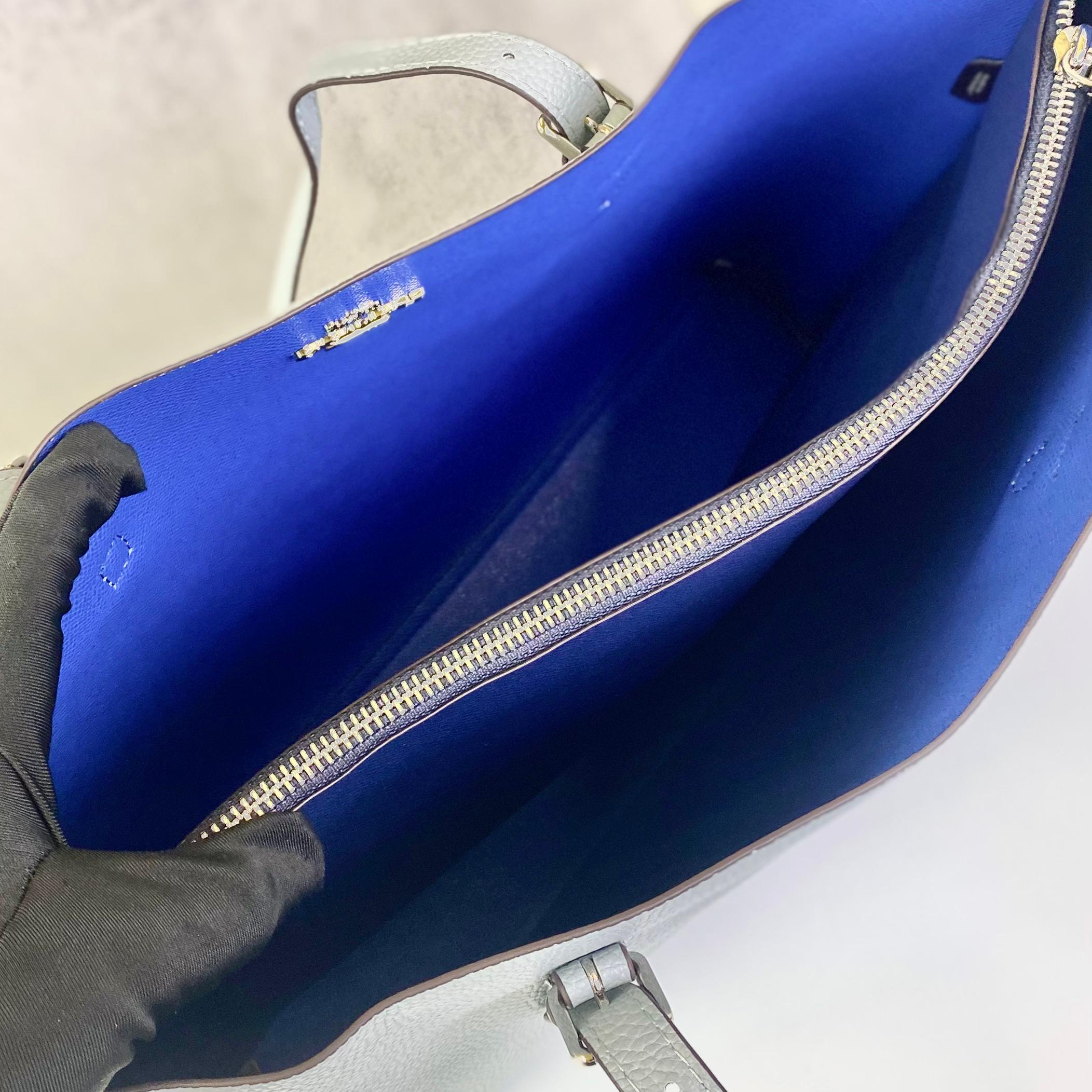 Coach Mollie Tote Bag DS L.Blue