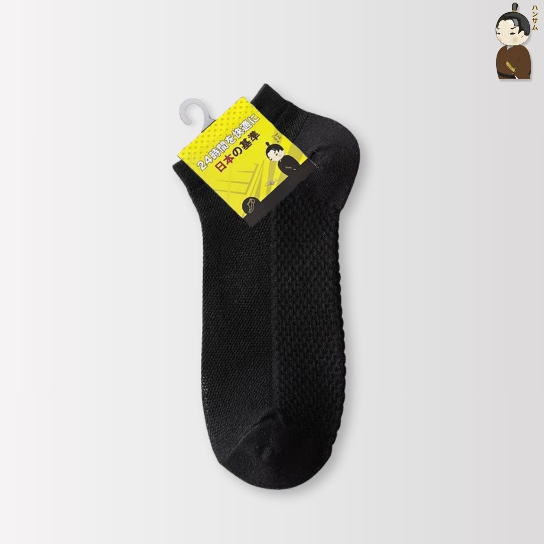Combo 6 đôi vớ Hansamu Shinobi daily sock BG14 Black