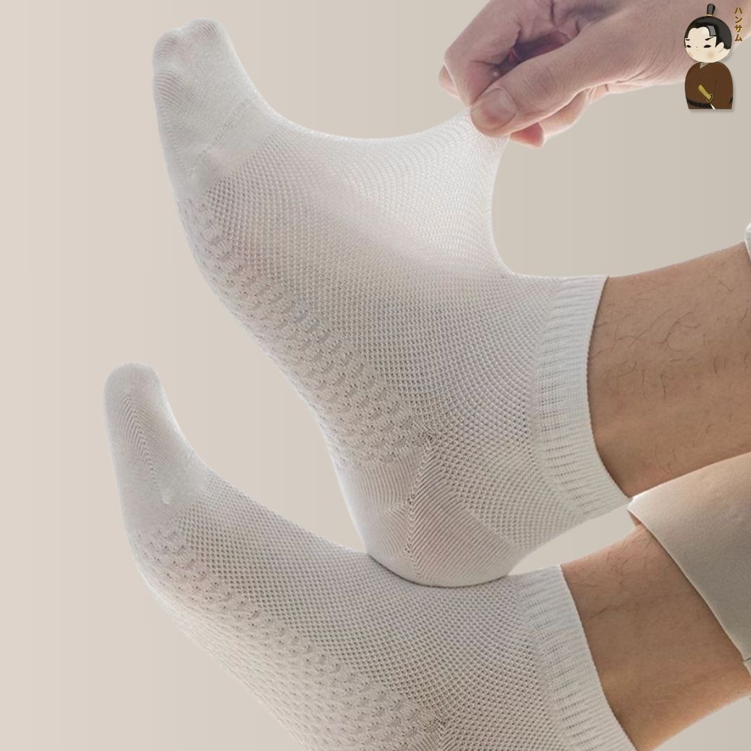 Combo 6 đôi vớ Hansamu Shinobi daily sock BG14 Black