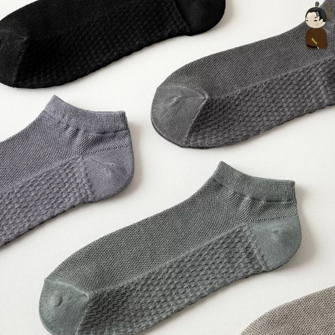 Combo of 10 pairs of Hansamu Shinobi daily socks BG14 Grey