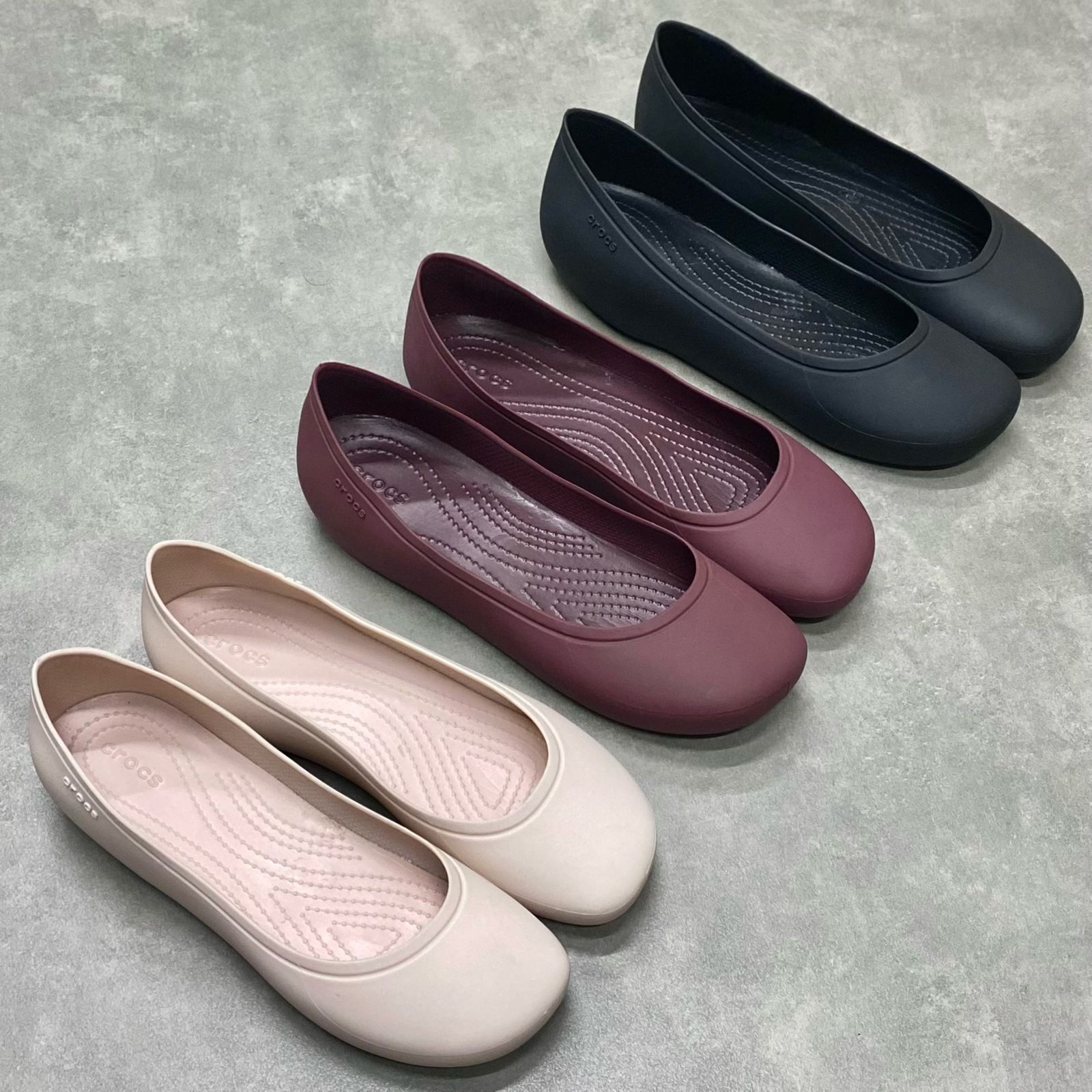 Crocs Brooklyn Pointed HN Cream Ballet Flats