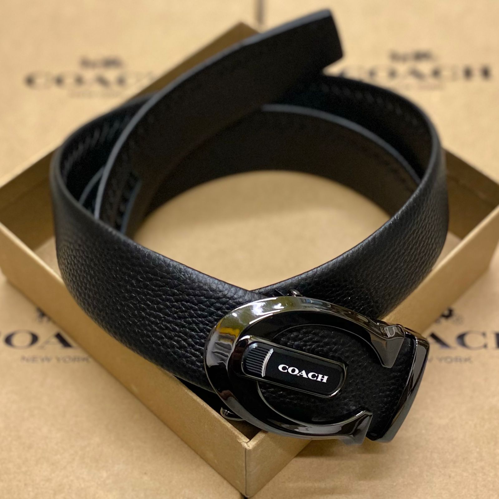 Dây Nịt Coach Belt 03 DS Black