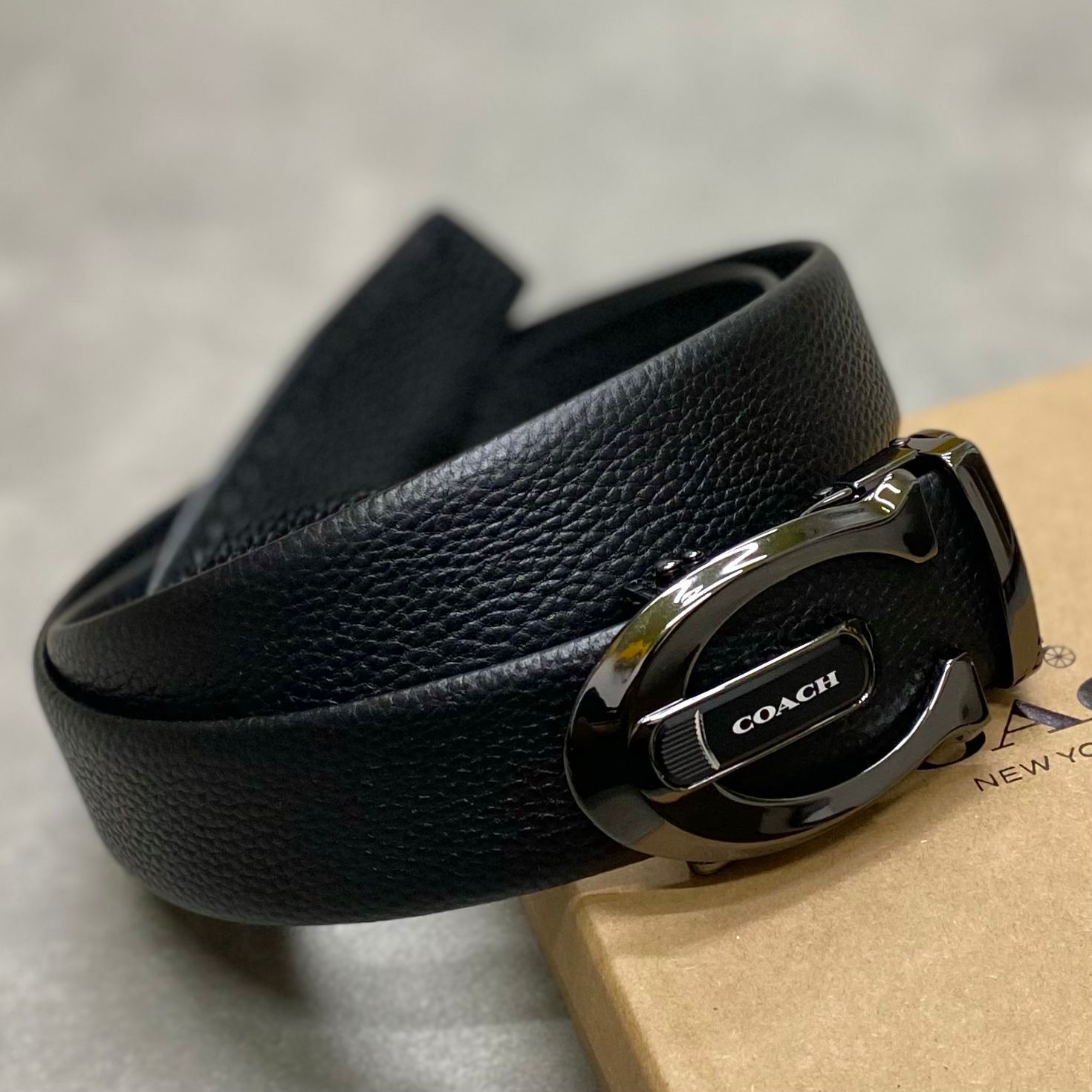 Dây Nịt Coach Belt 03 DS Black