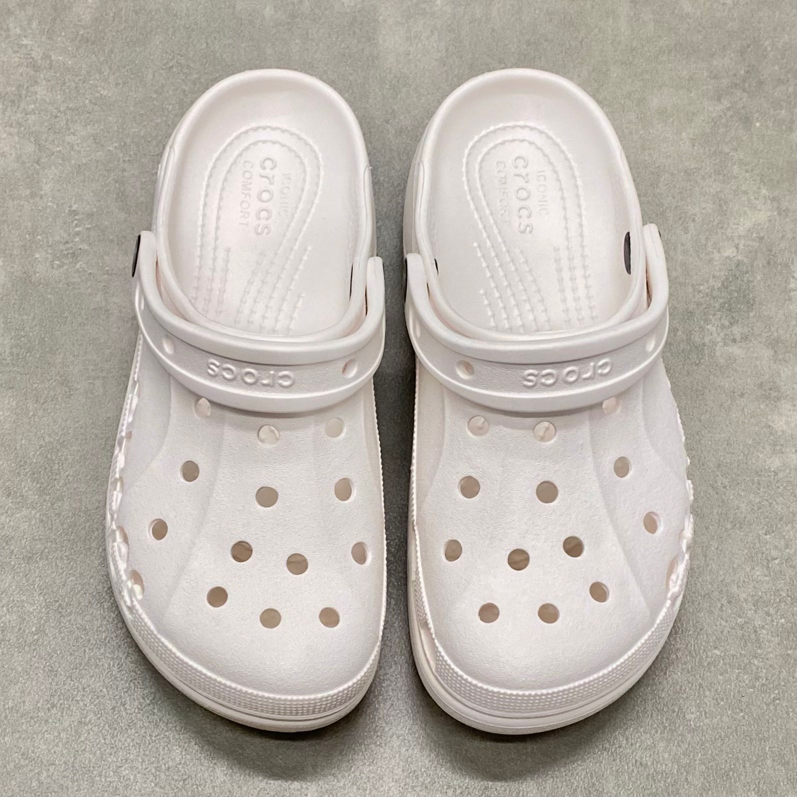 Dép Crocs Clog Baya Plaform HN White