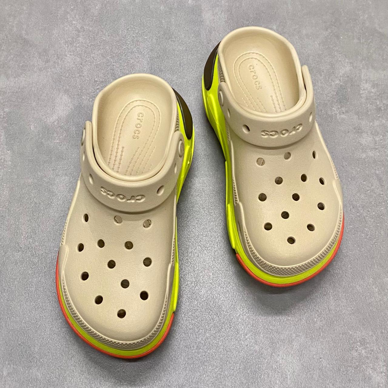 Dép Crocs Clog Bubble Crush HN Bone