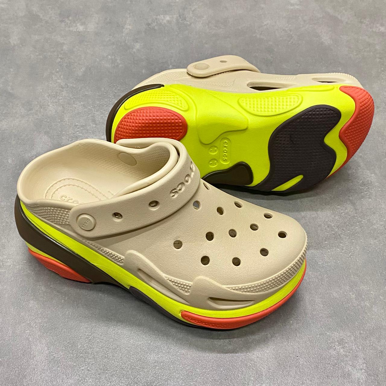 Dép Crocs Clog Bubble Crush HN Bone