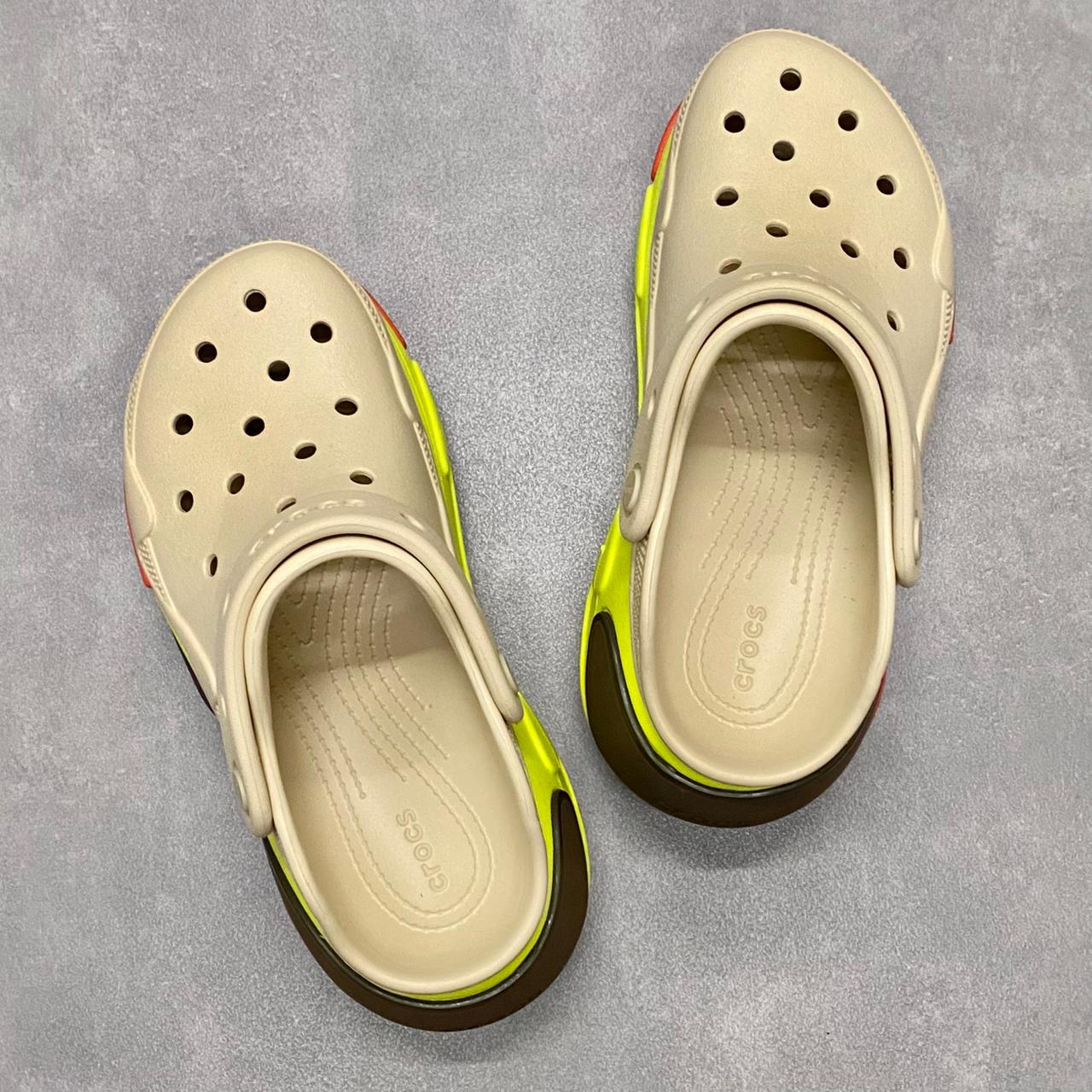 Dép Crocs Clog Bubble Crush HN Bone