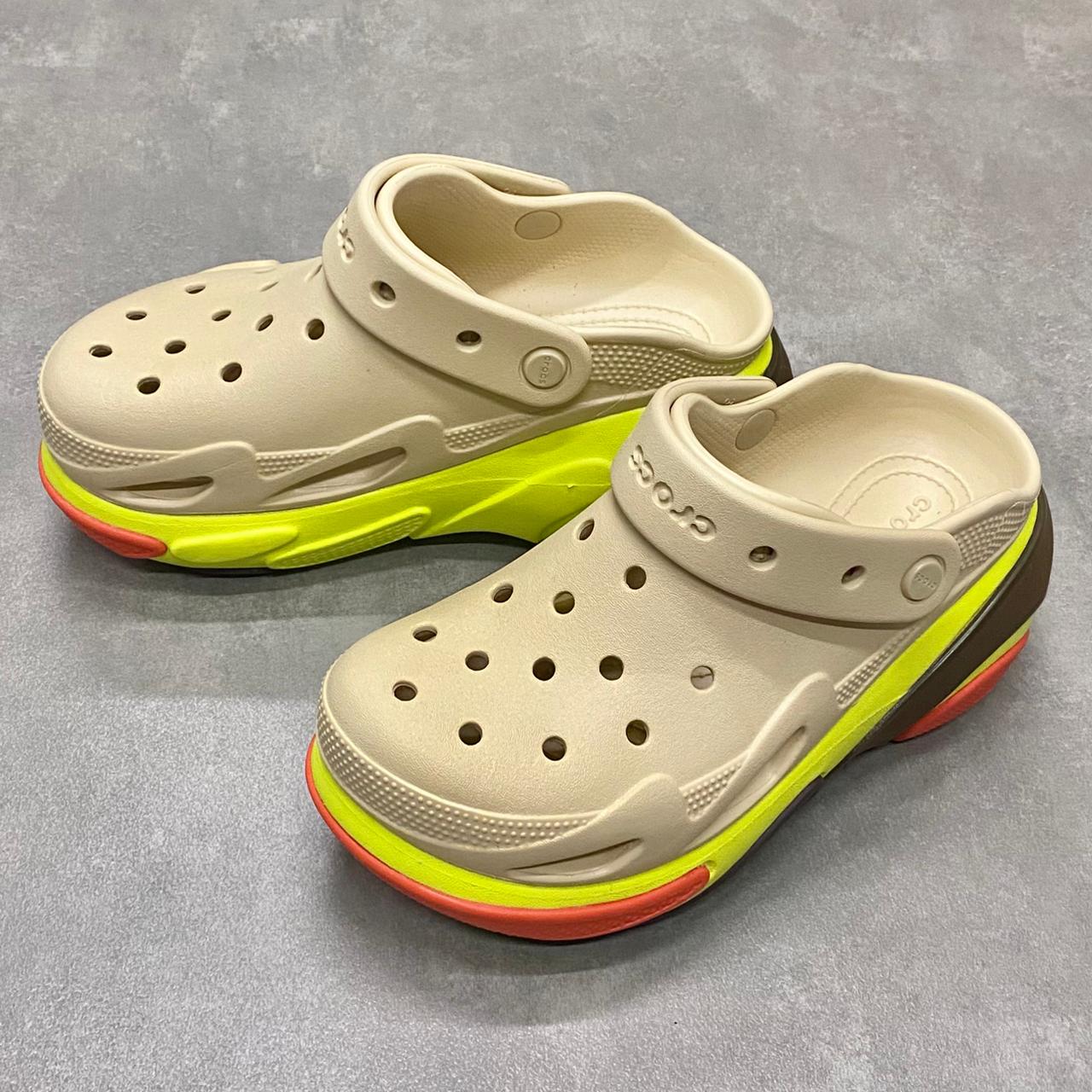 Dép Crocs Clog Bubble Crush HN Bone