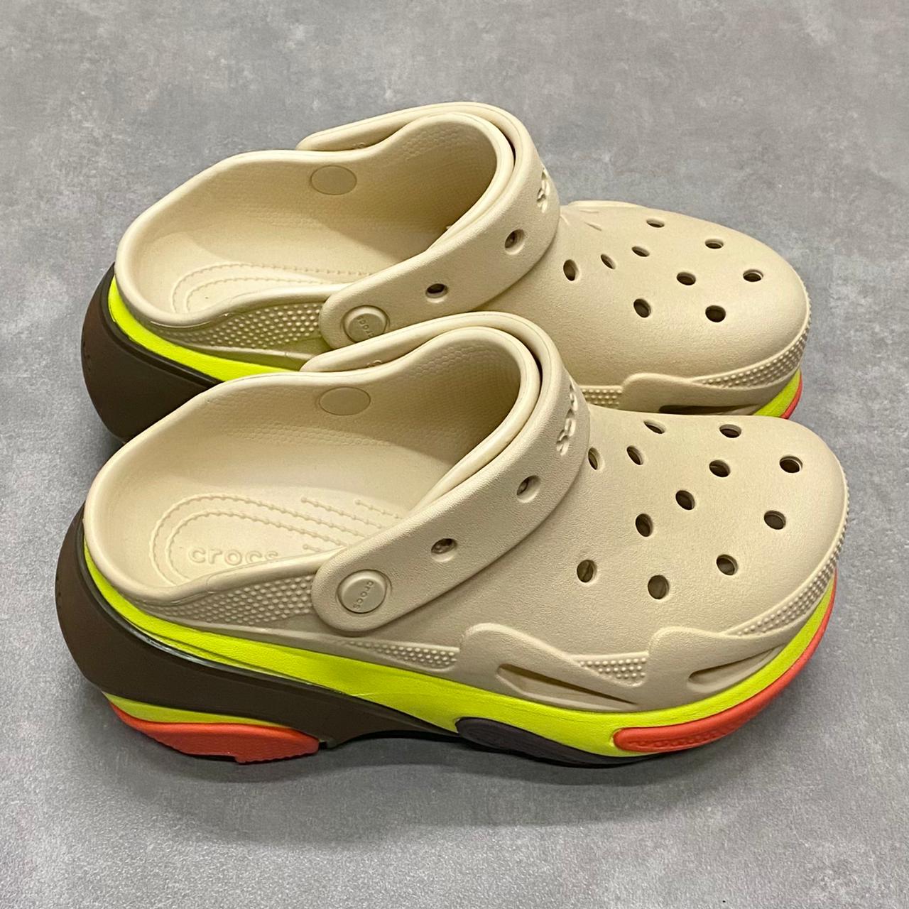 Dép Crocs Clog Bubble Crush HN Bone