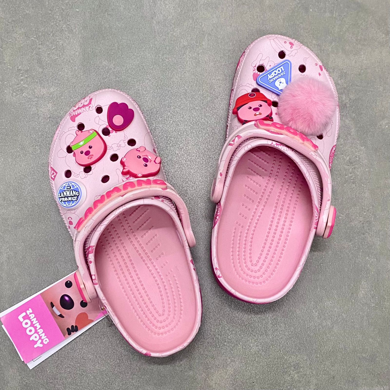 Dép Crocs Clog Loopy HN2 L.Pink