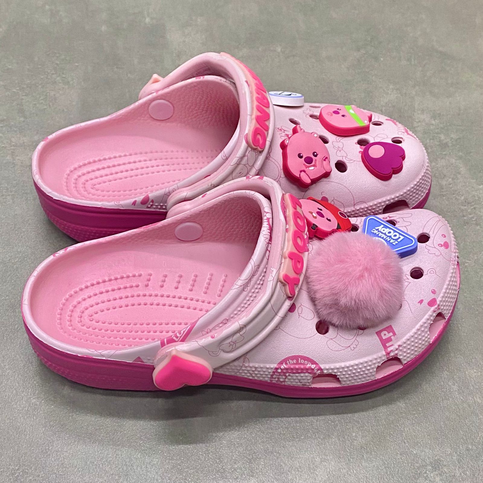 Dép Crocs Clog Loopy HN2 L.Pink
