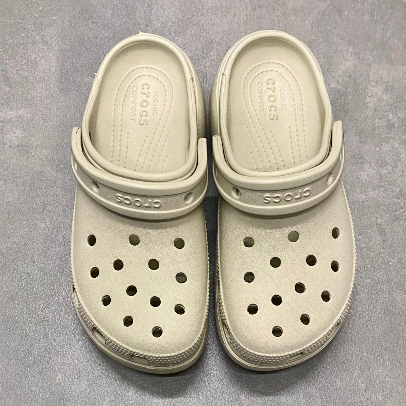 Dép Crocs Clog Plaform HN Bone