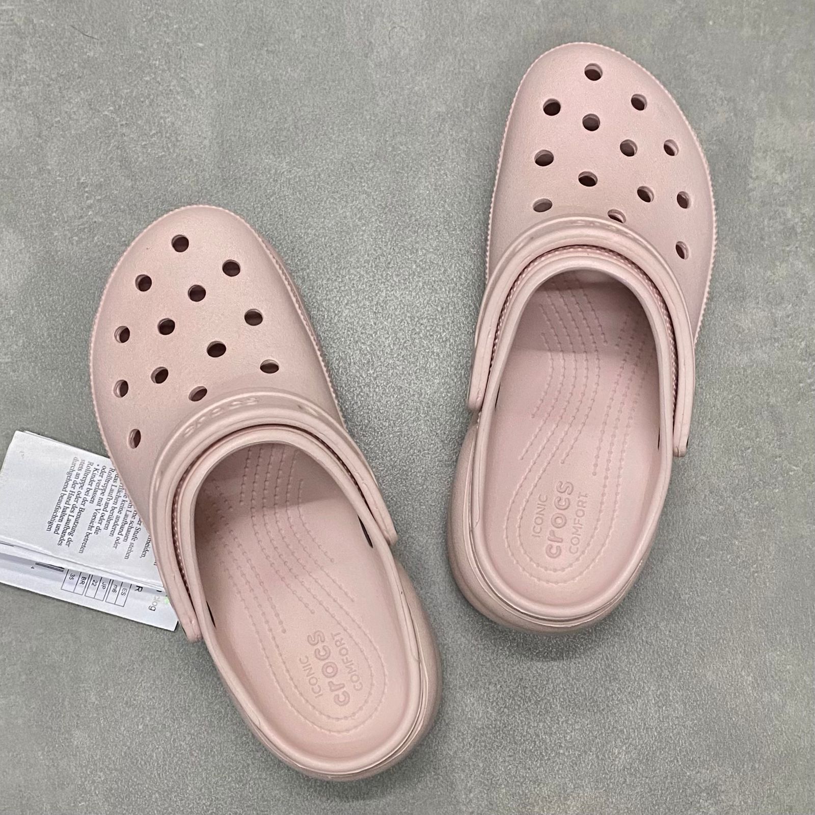 Dép Crocs Clog Plaform HN2 Pink