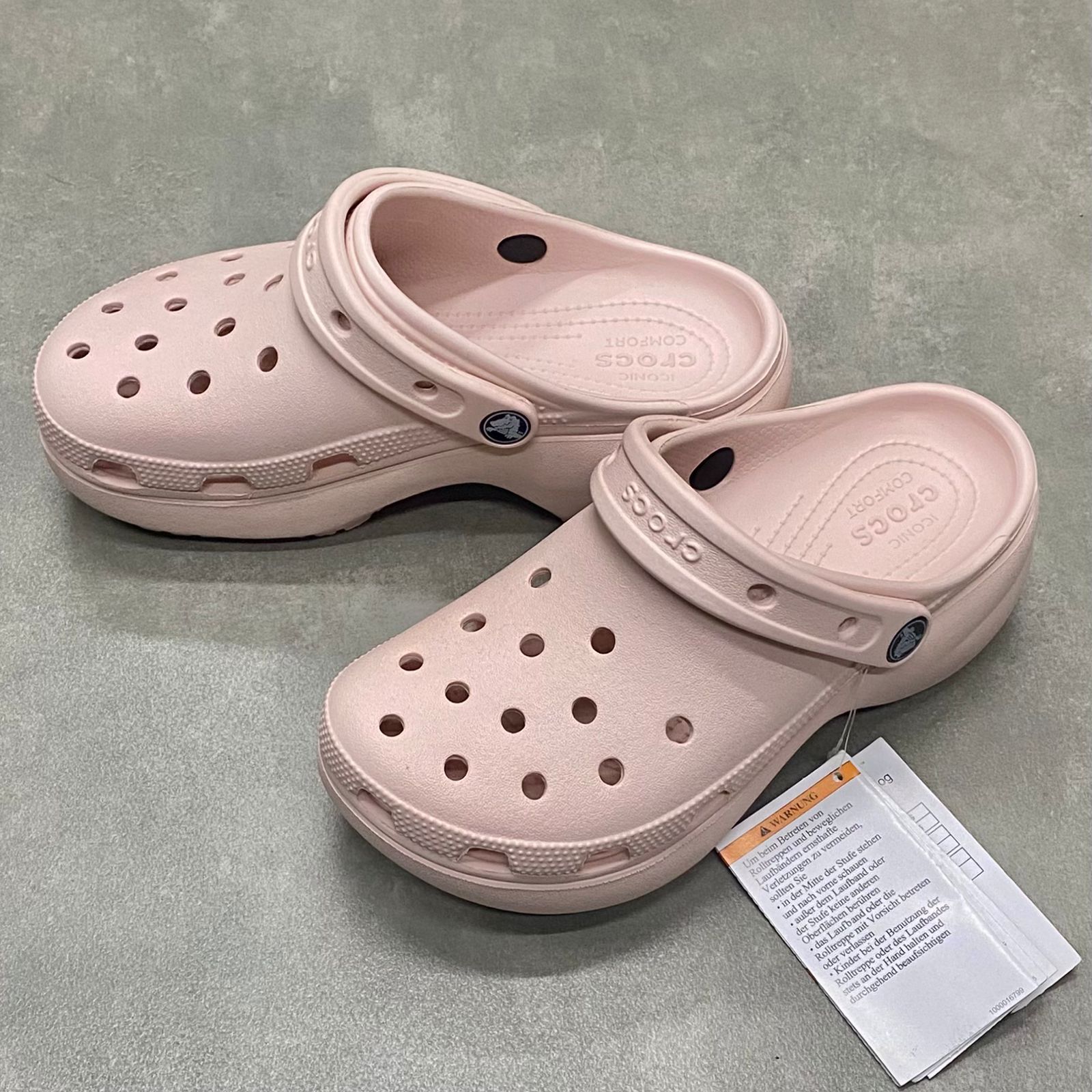 Dép Crocs Clog Plaform HN2 Pink