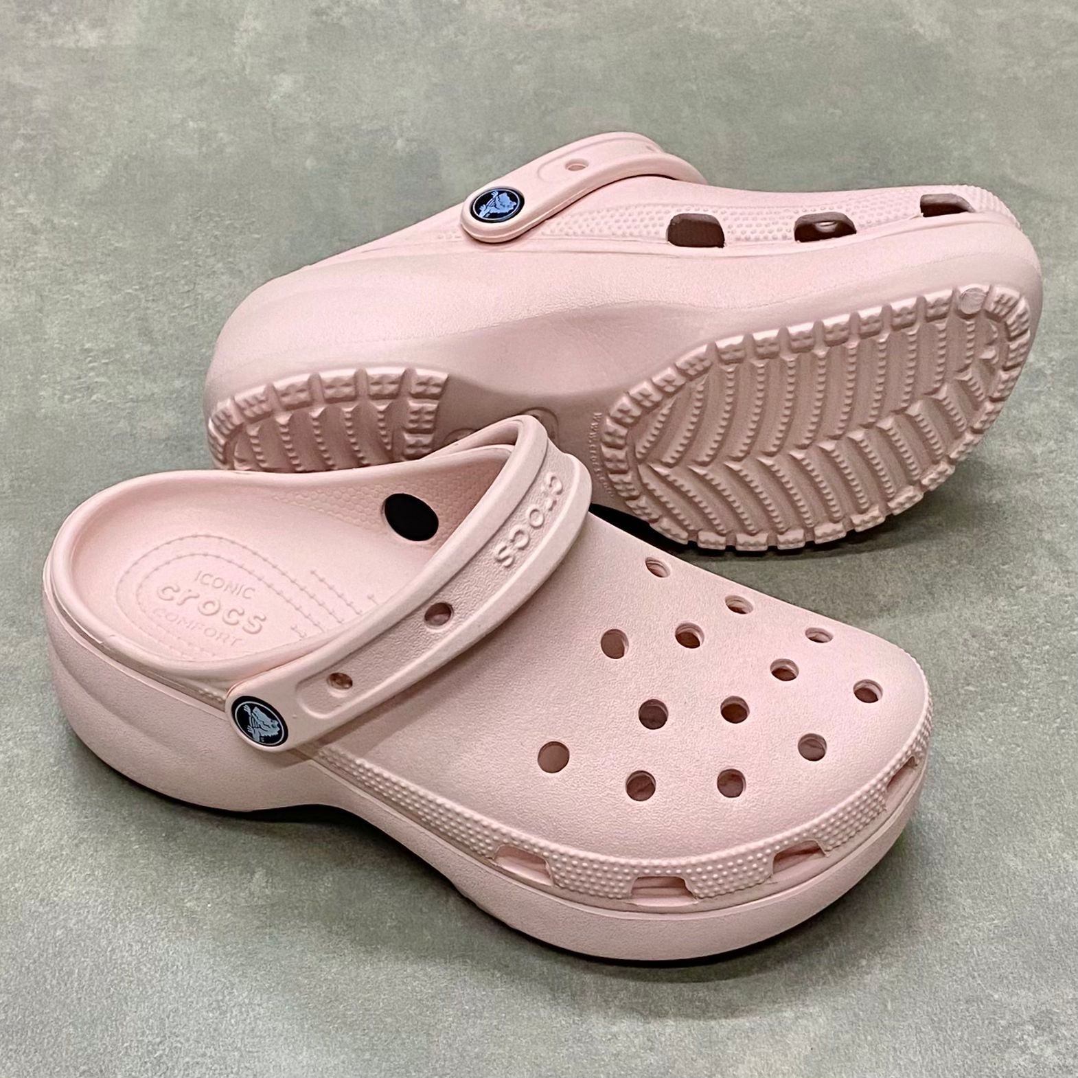 Dép Crocs Clog Platform HN Pink