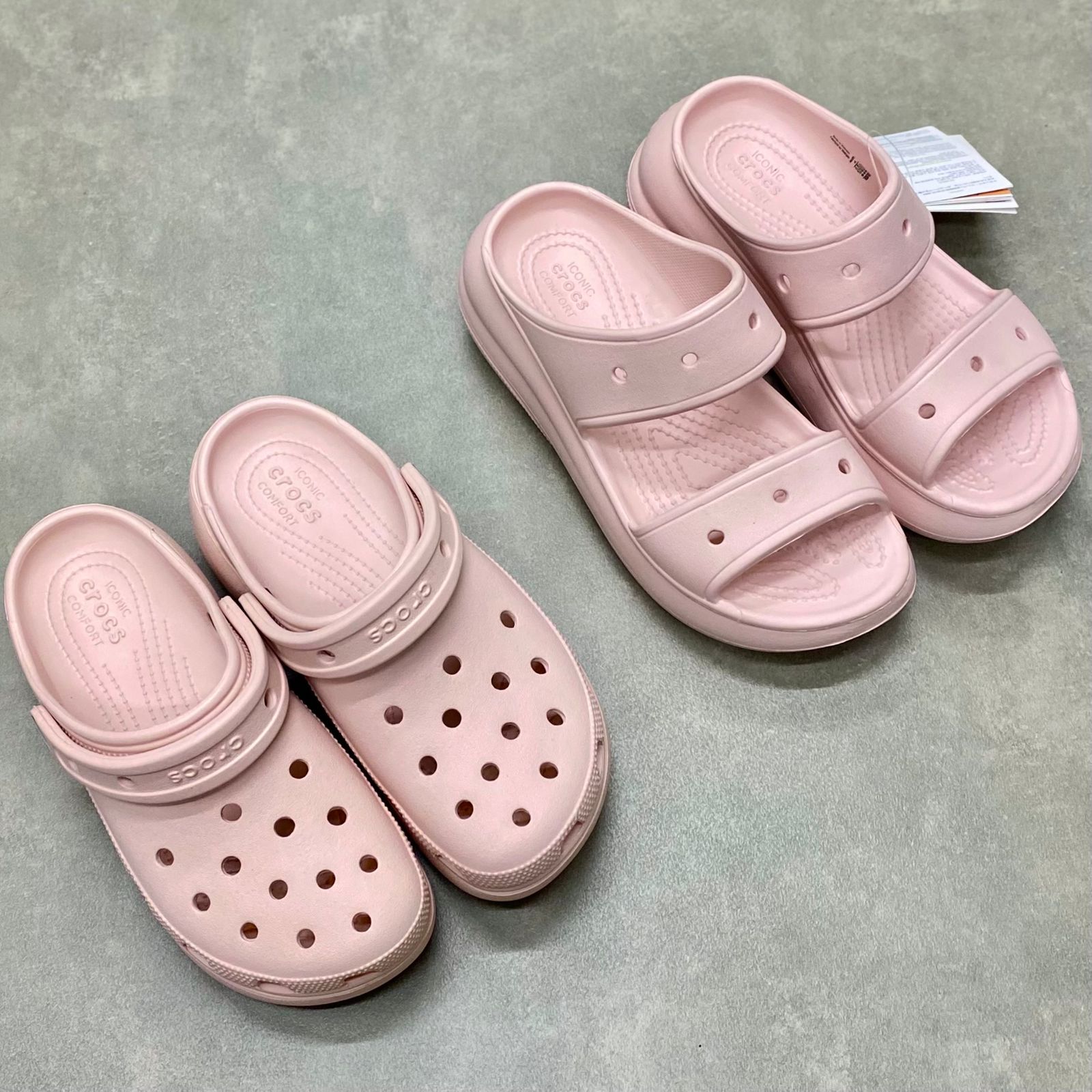 Dép Crocs Clog Platform HN Pink