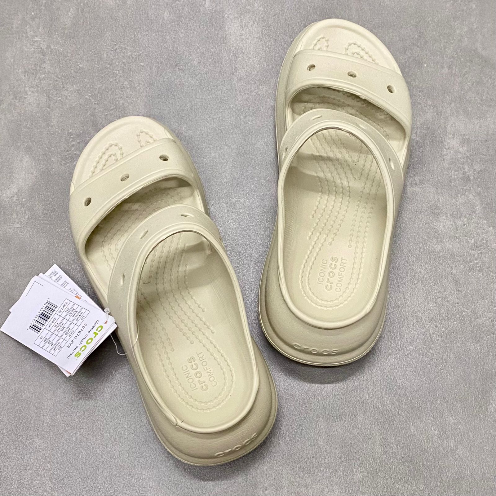 Dép Crocs Crush Sandal HN Bone