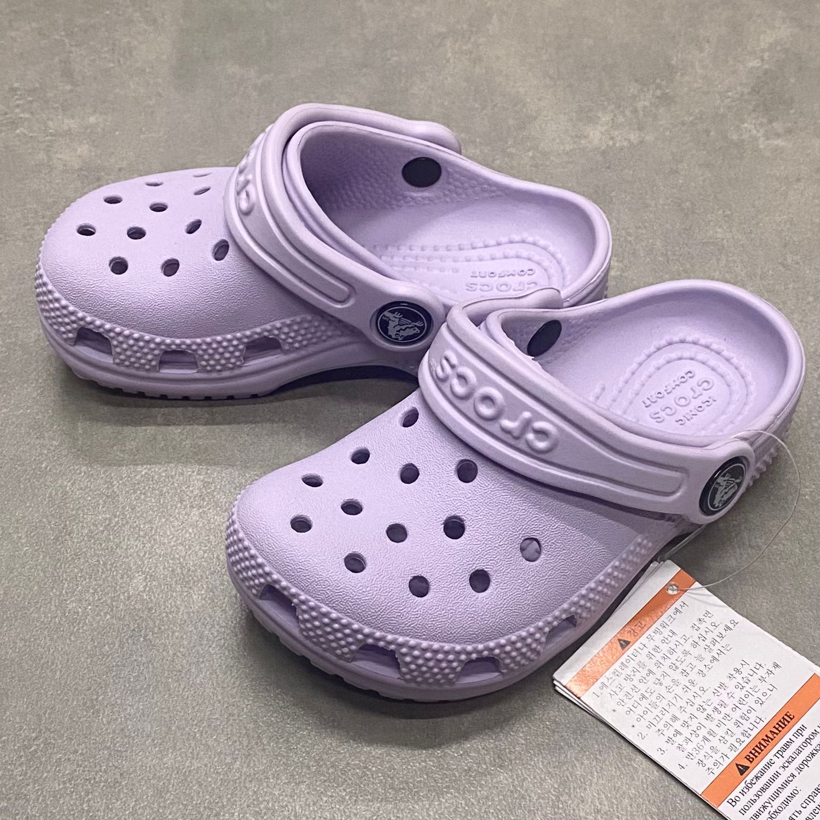 Dép Crocs Kid Classic Clog HN Purple