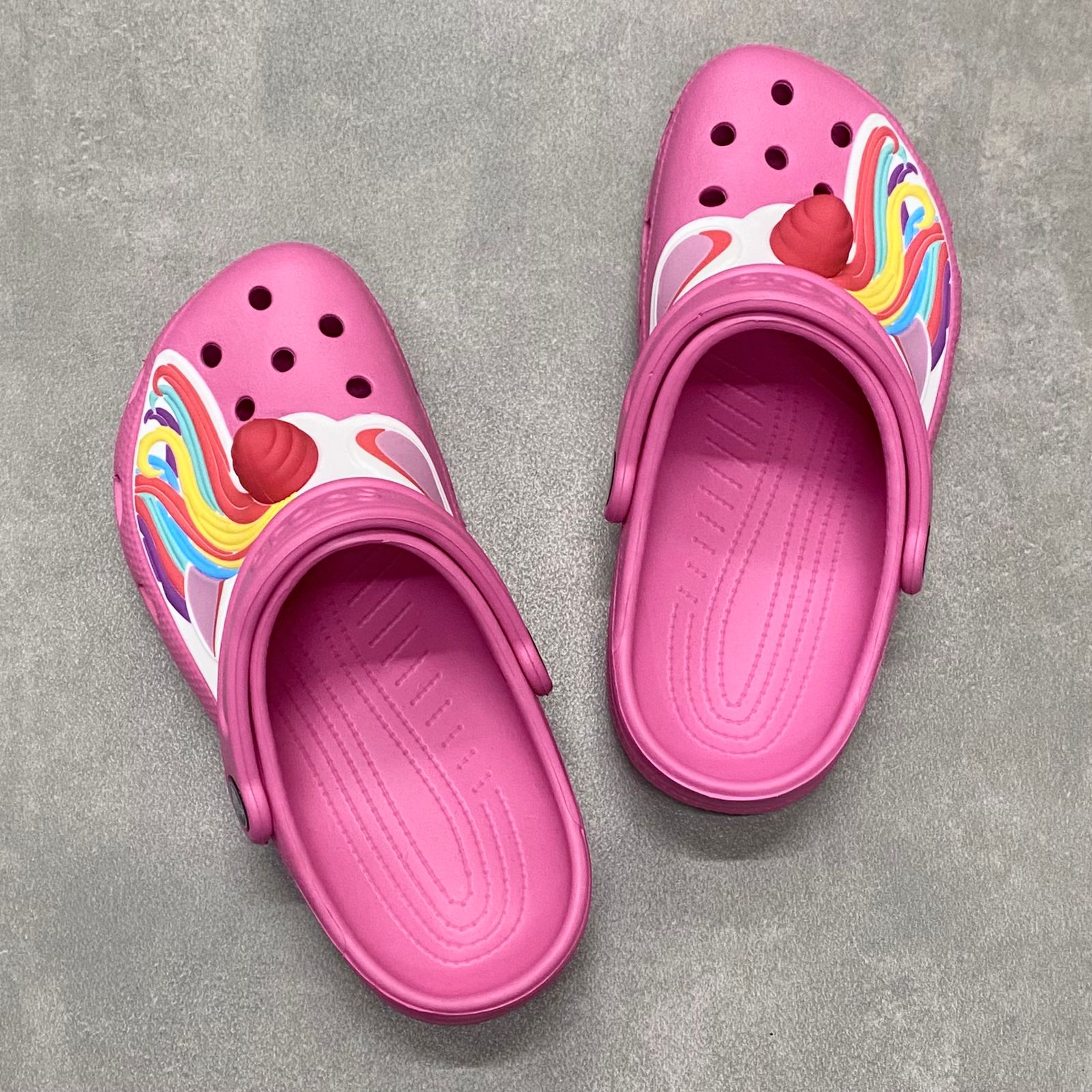 Dép Crocs Kid Clog Unicorn HN Pink
