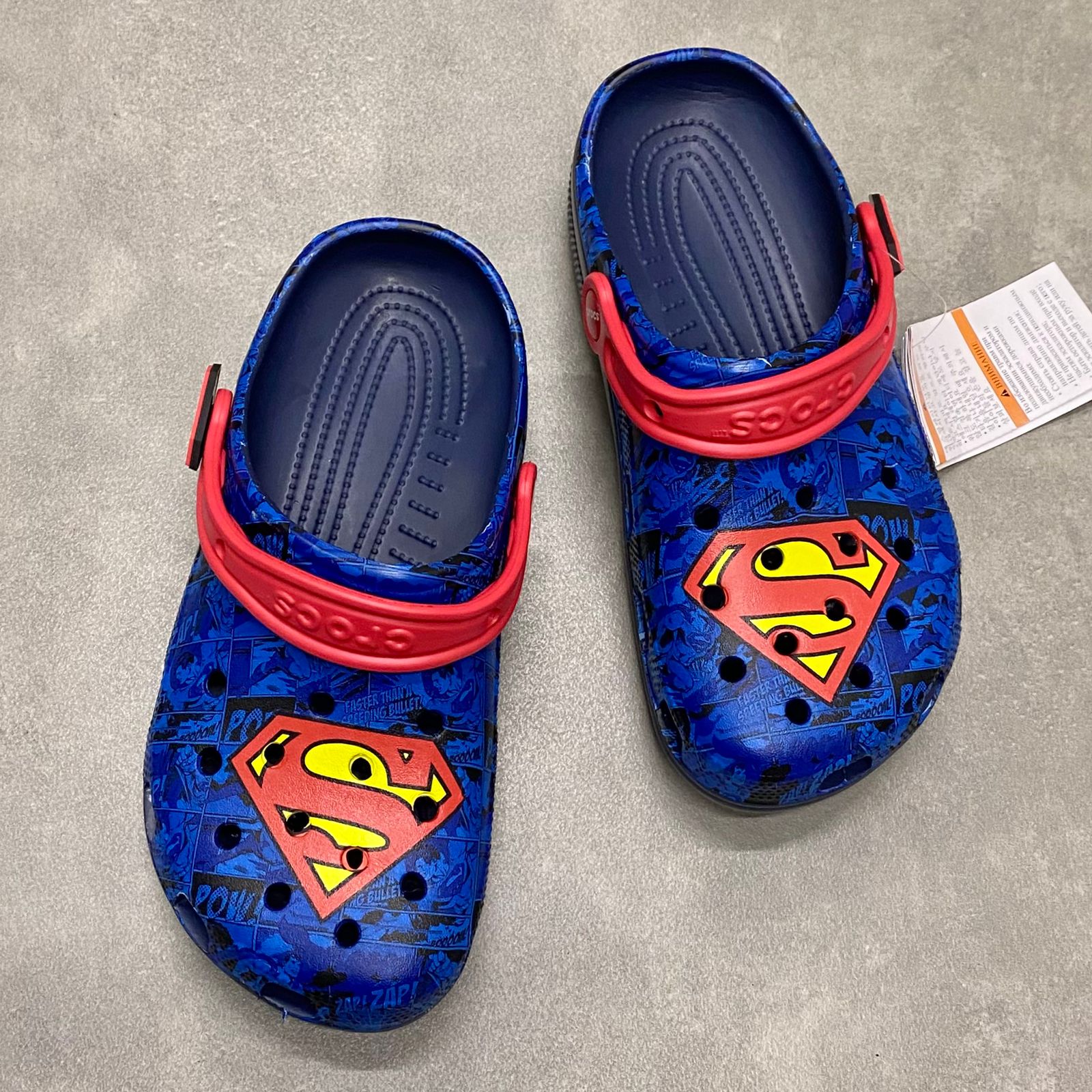 Dép Crocs x DC Comics Superman HN2 Navy