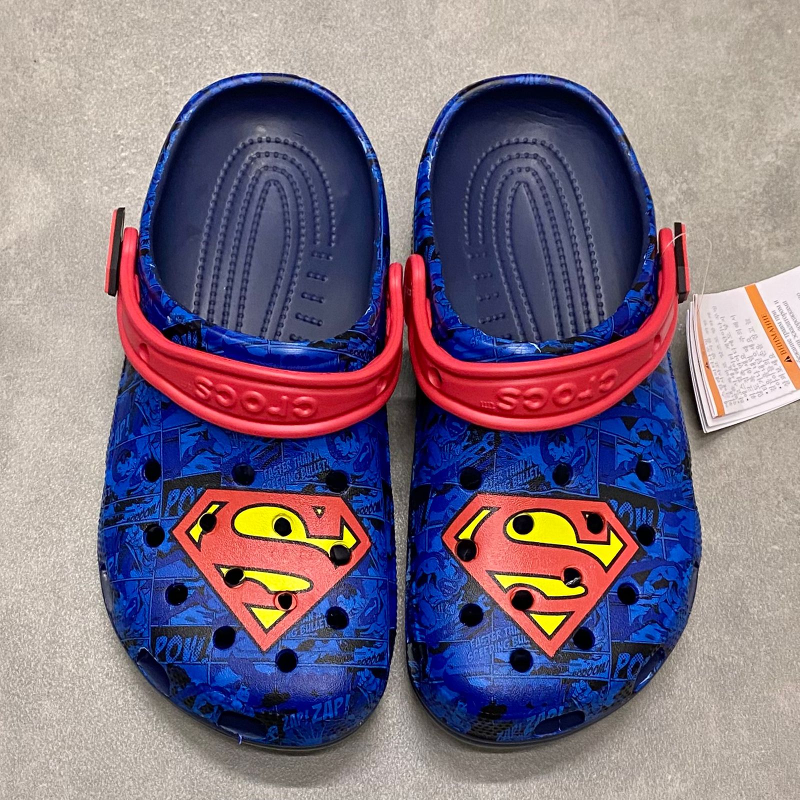 Dép Crocs x DC Comics Superman HN2 Navy