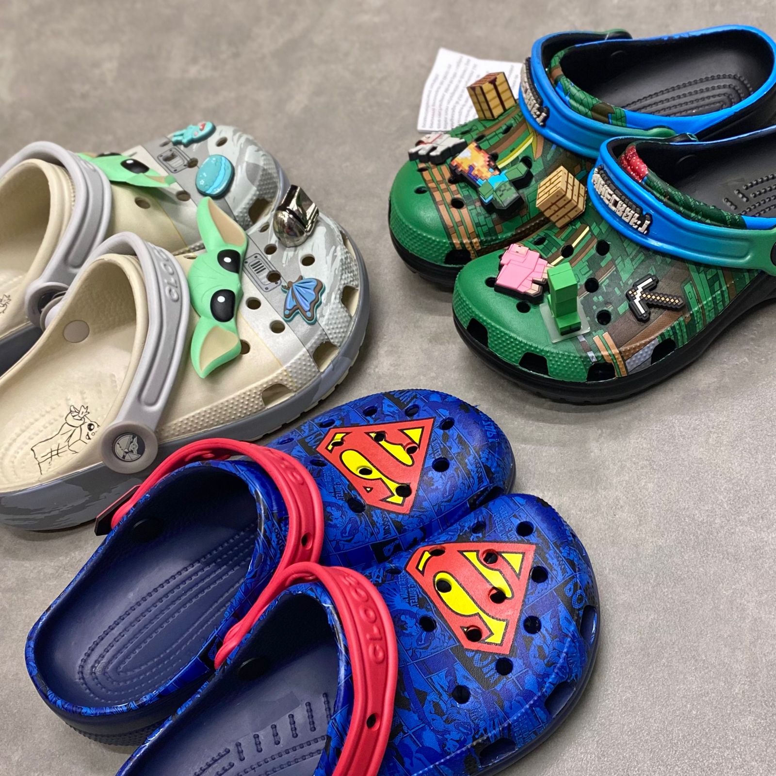 Dép Crocs x DC Comics Superman HN2 Navy