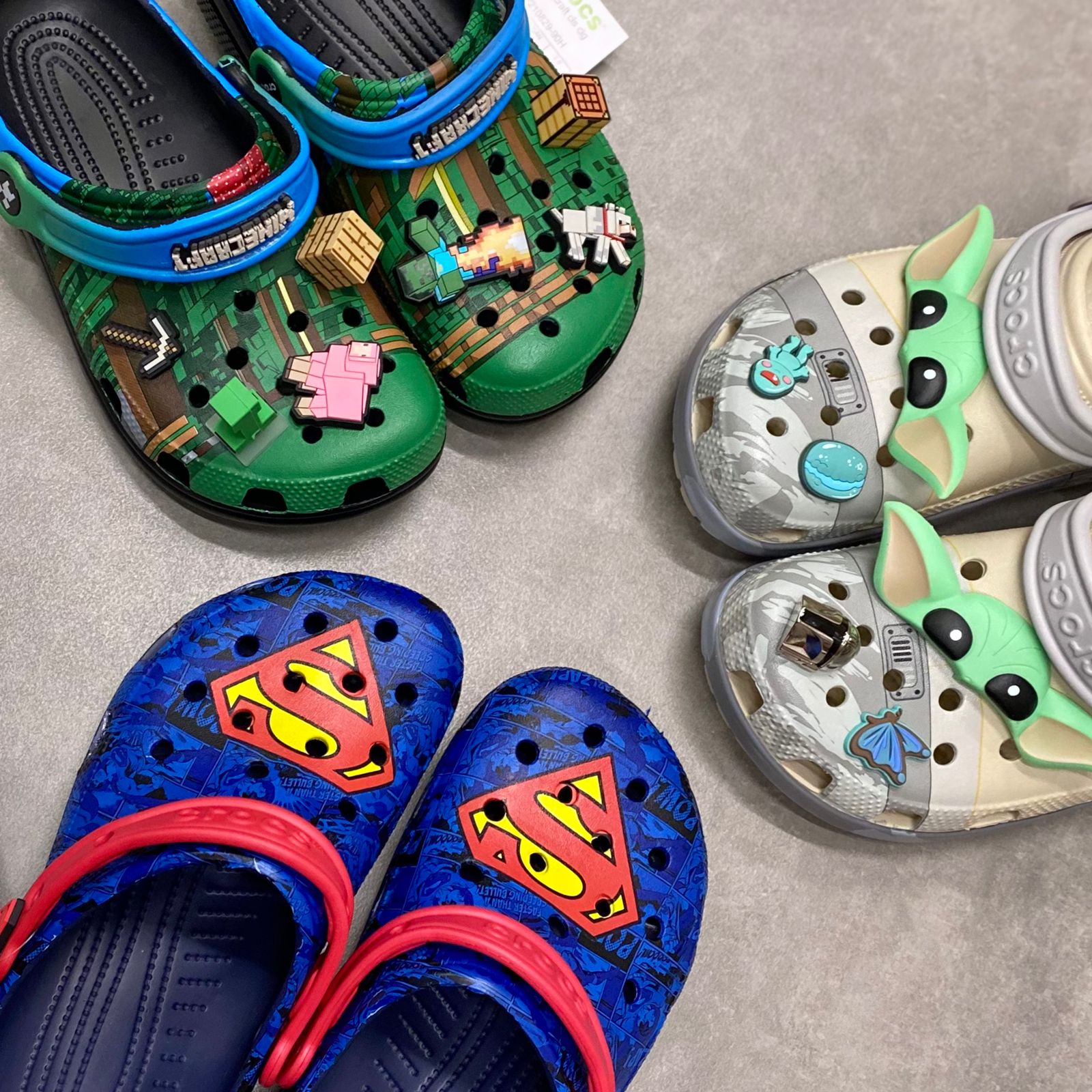 Dép Crocs x DC Comics Superman HN2 Navy