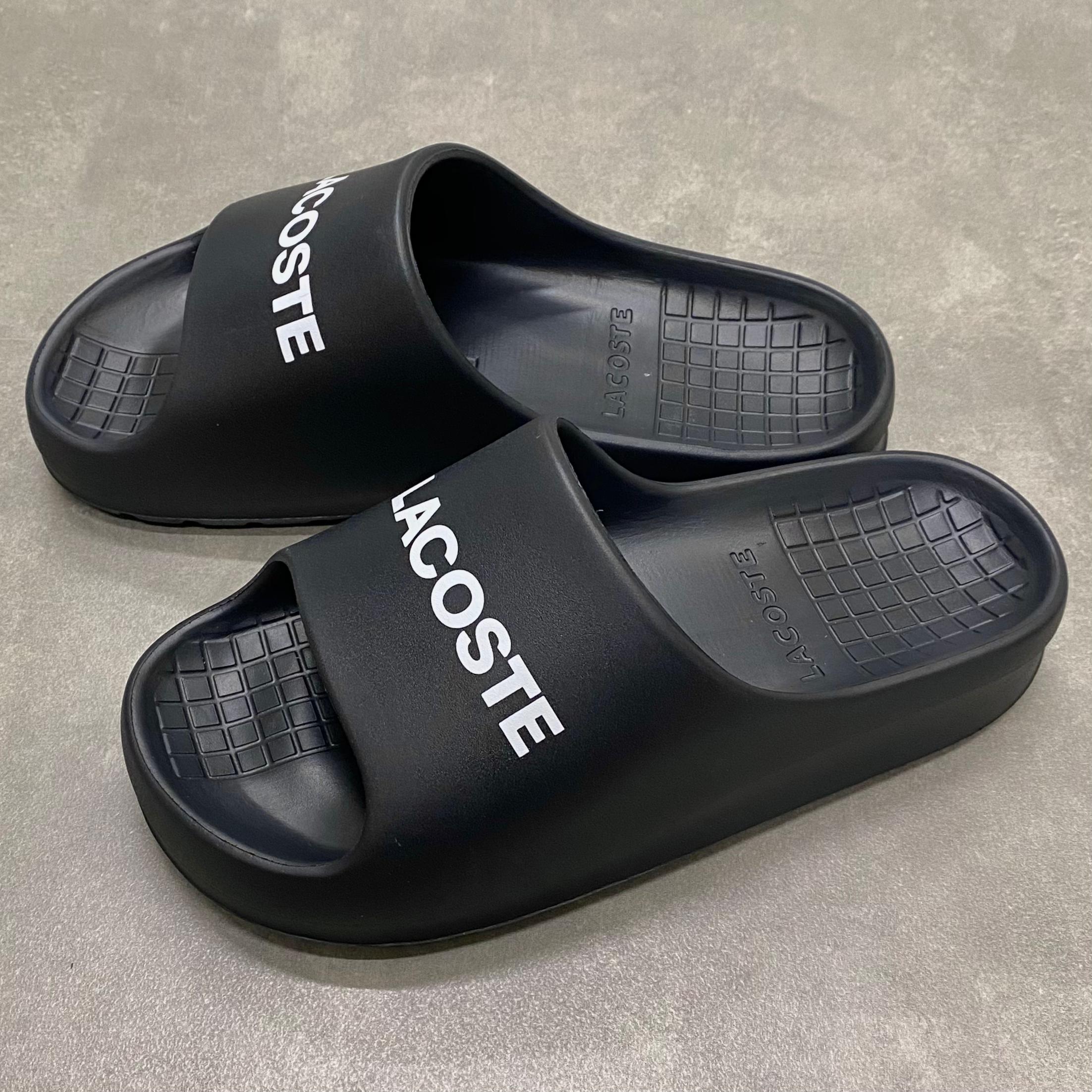 Dép Lacoste Serve Slide PA Black