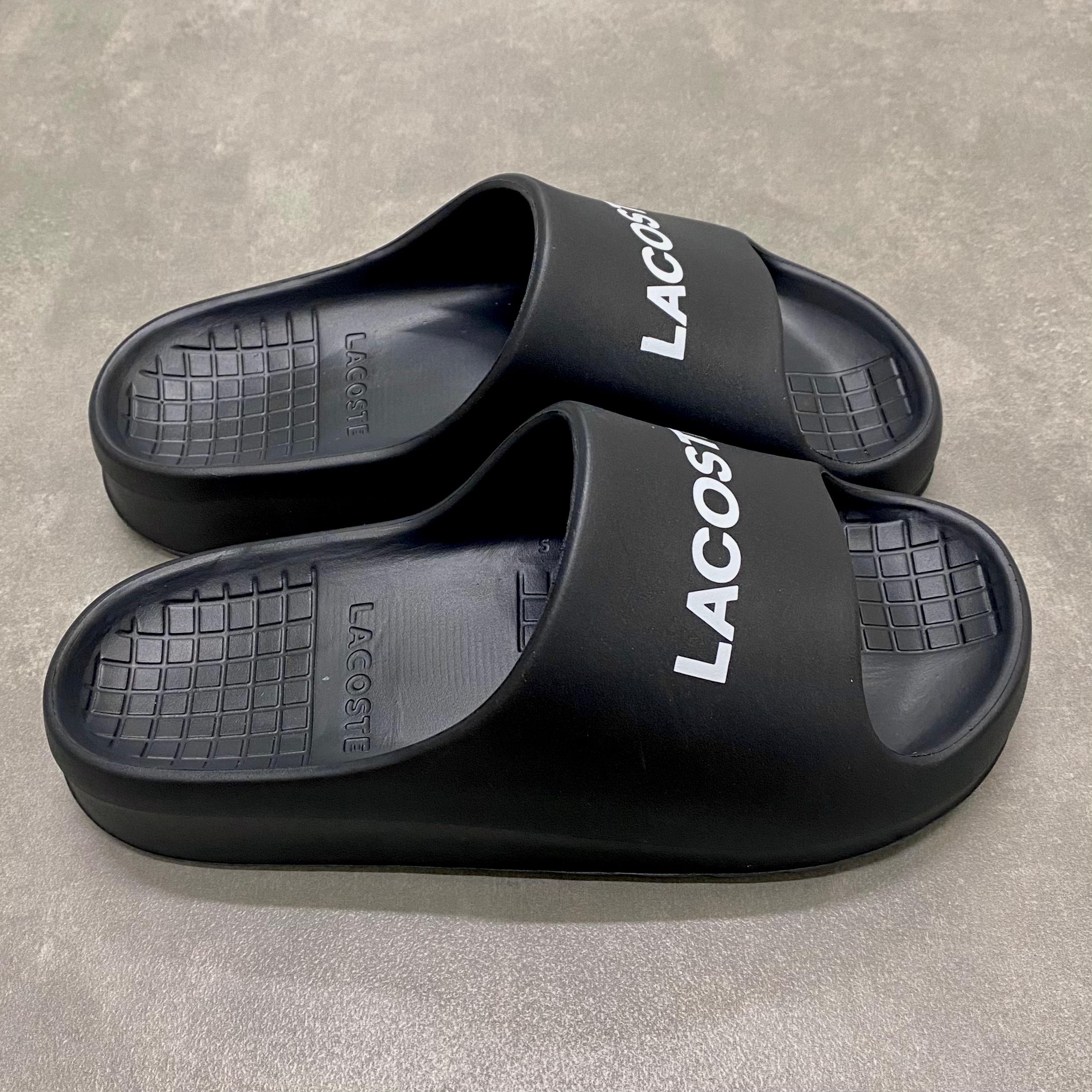 Dép Lacoste Serve Slide PA Black