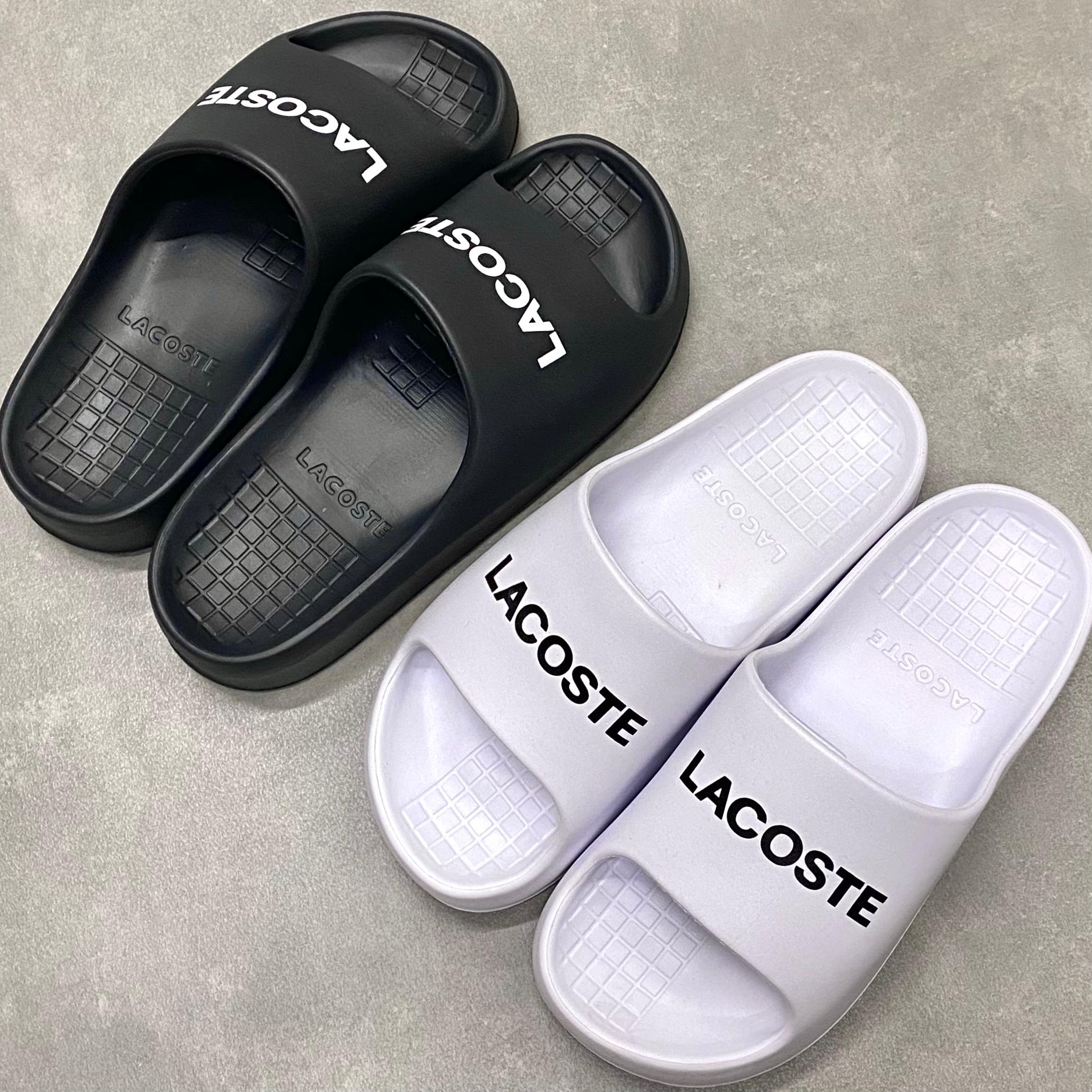 Dép Lacoste Serve Slide PA Black
