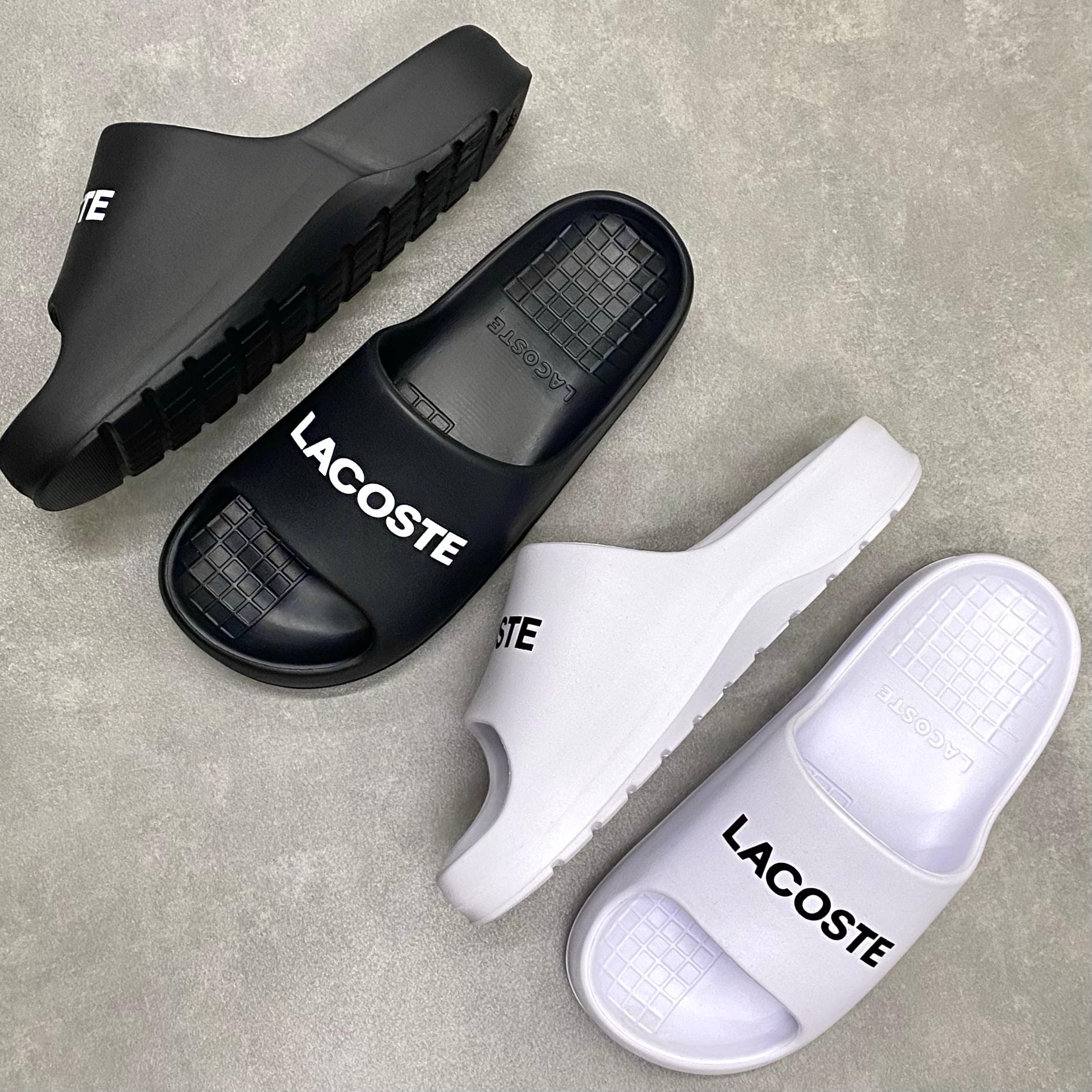 Dép Lacoste Serve Slide PA Black