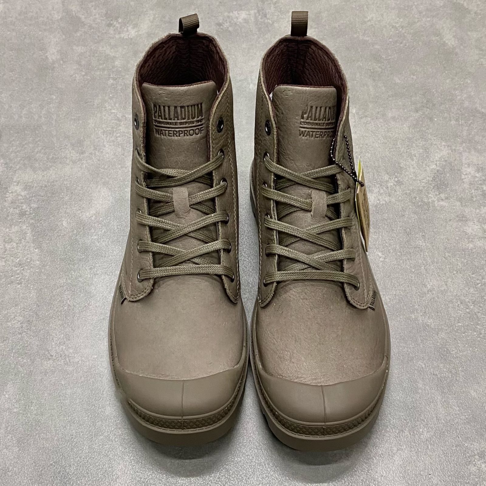 Giày Palladium cổ cao DP Xám Full