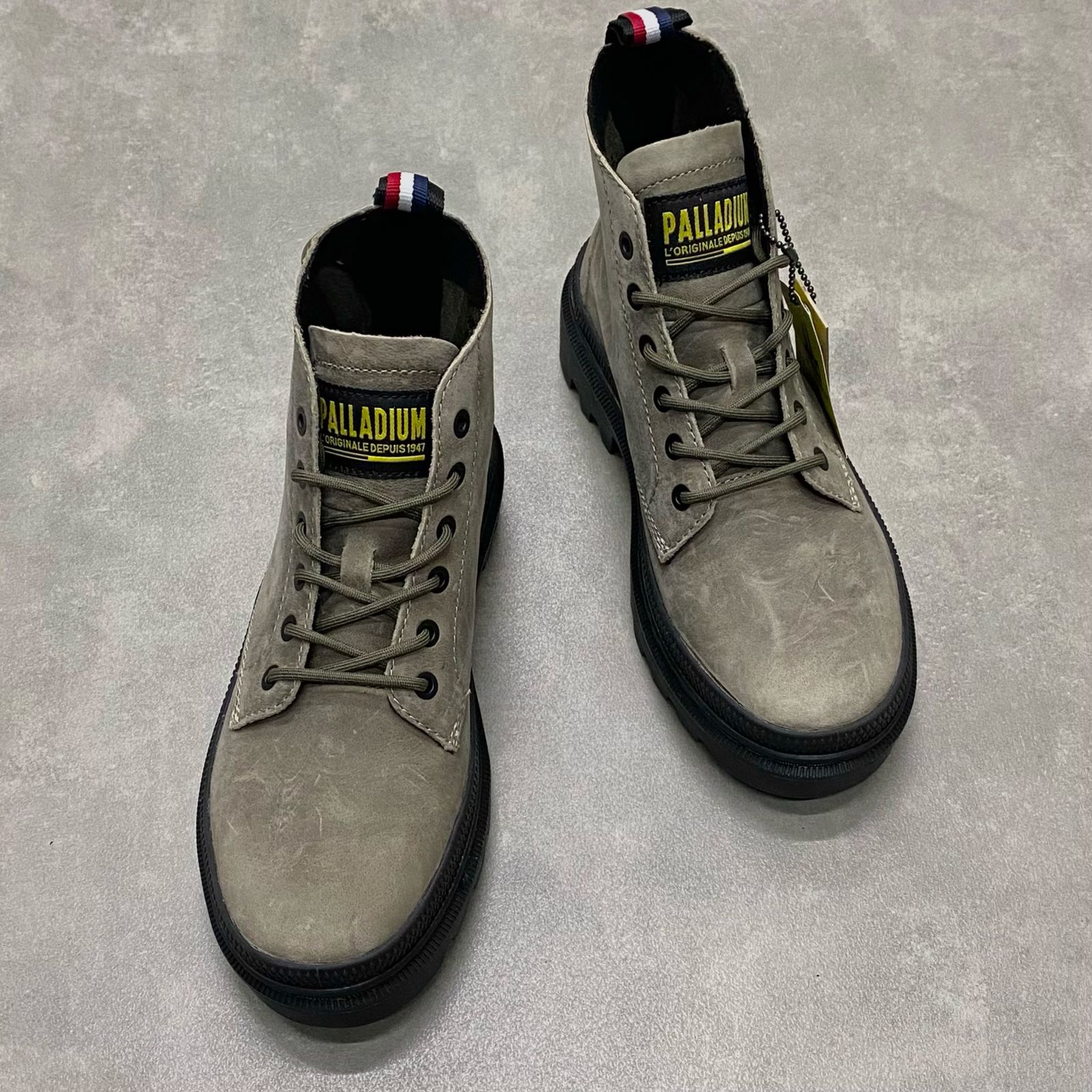 Giày Palladium cổ cao DP Xám
