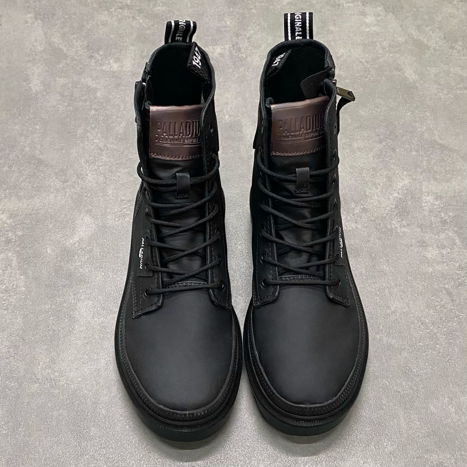 Giày Palladium cổ cao waterproof DP Đen full