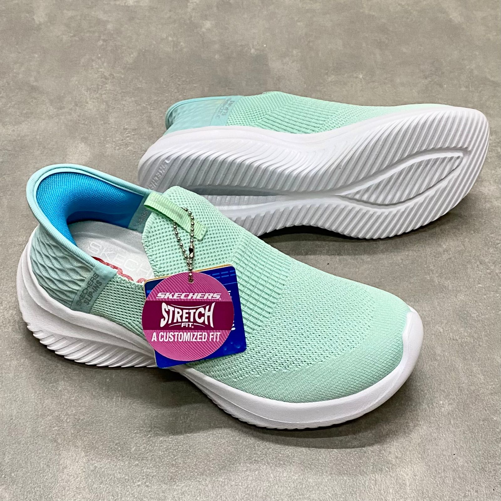 Giày Thể Thao Skechers Slip-ins KN988-6A DD Turquoise