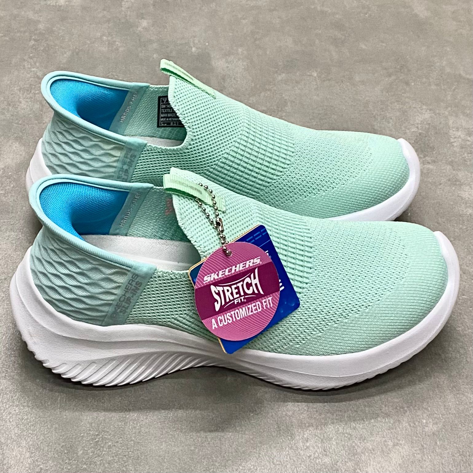 Giày Thể Thao Skechers Slip-ins KN988-6A DD Turquoise