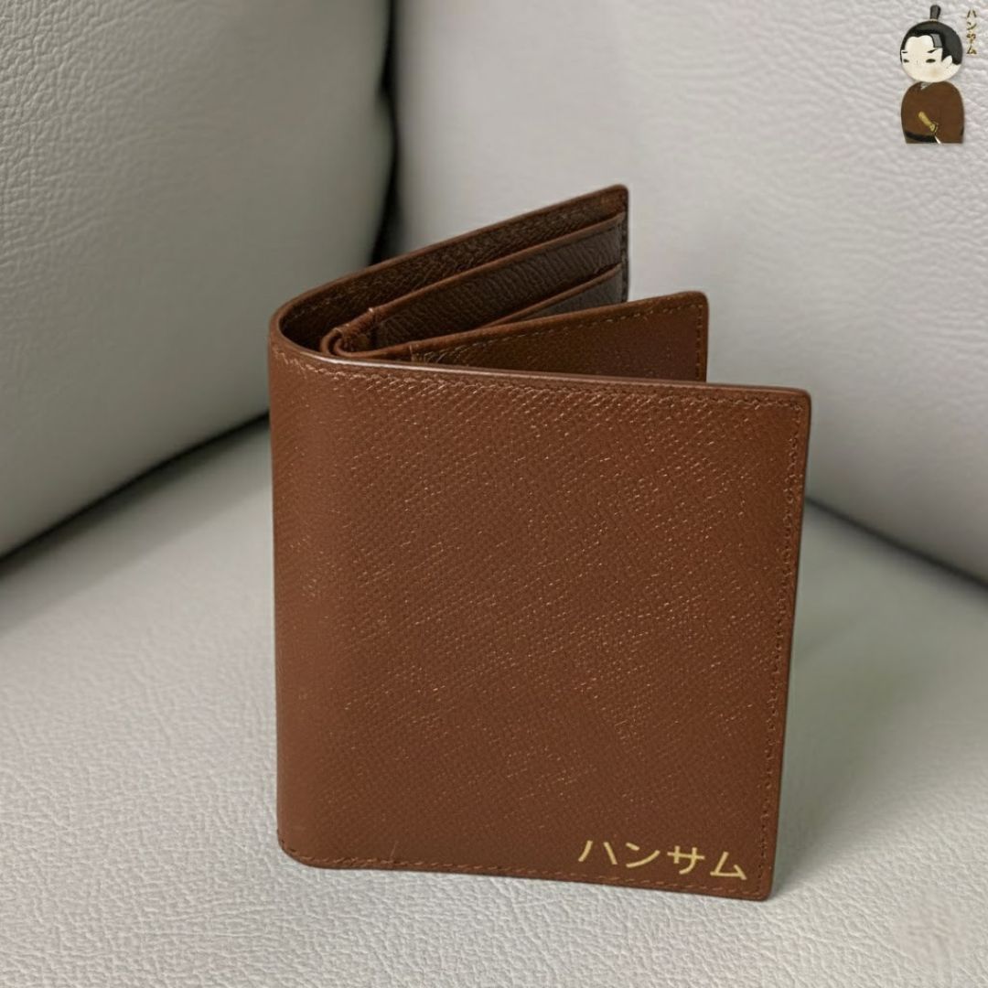 Hansamu En - Billfold Wallet DIA1 Brown