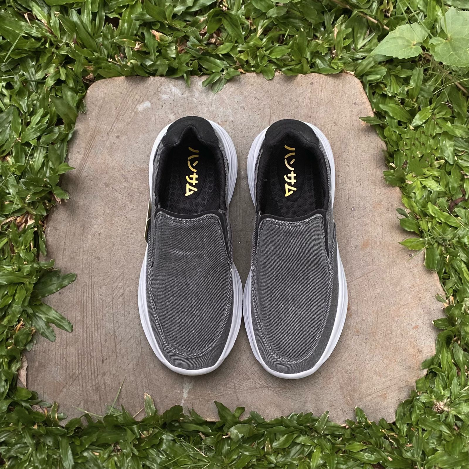 Hansamu Jin - Walk Slip-On BG1 Dark Grey