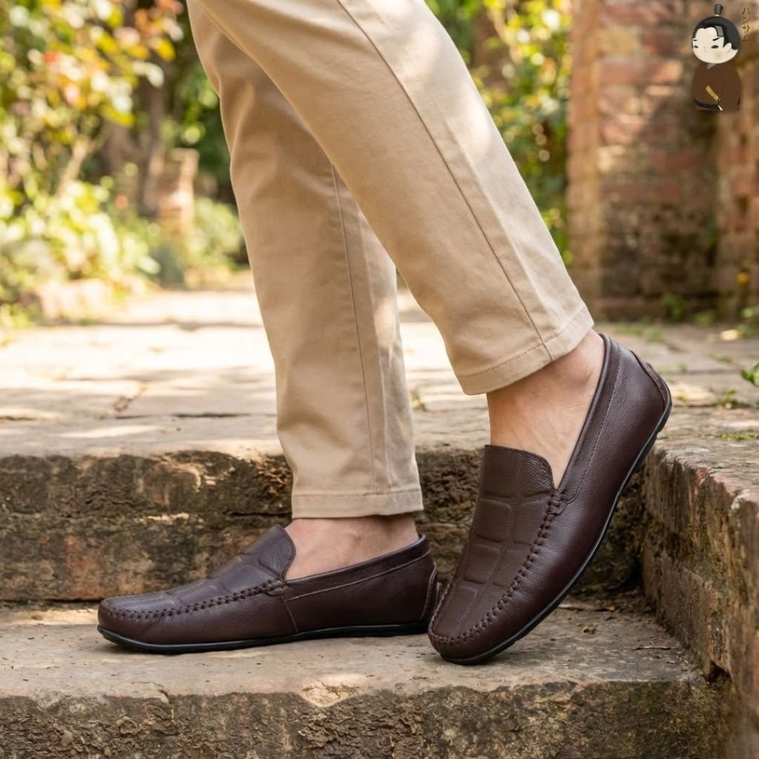 Hansamu Kai - Office Moccasin DGD09 Brown