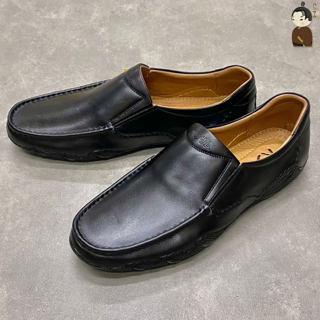 Hansamu Kai - Office Moccasin DGD14 Black