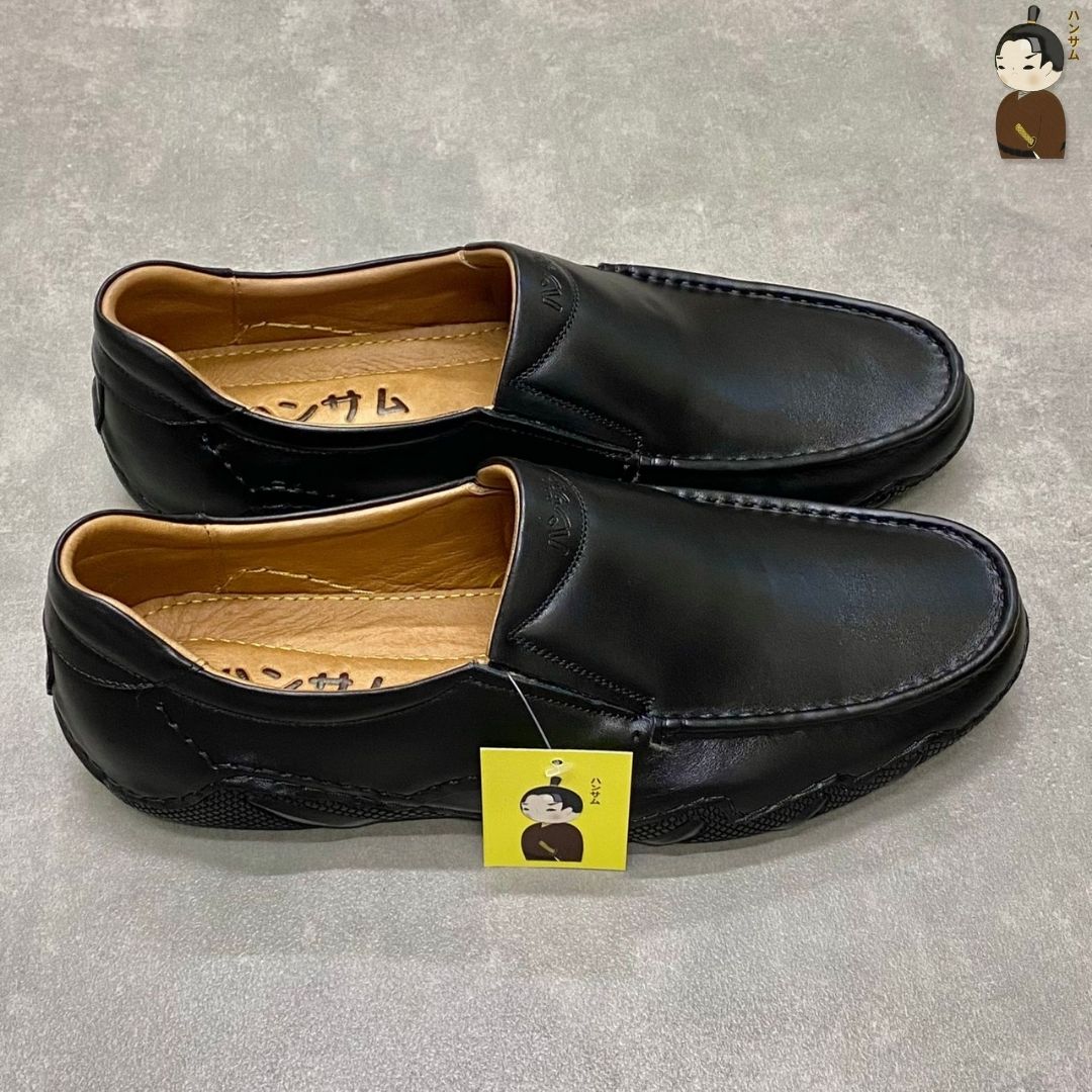 Hansamu Kai - Office Moccasin DGD14 Black