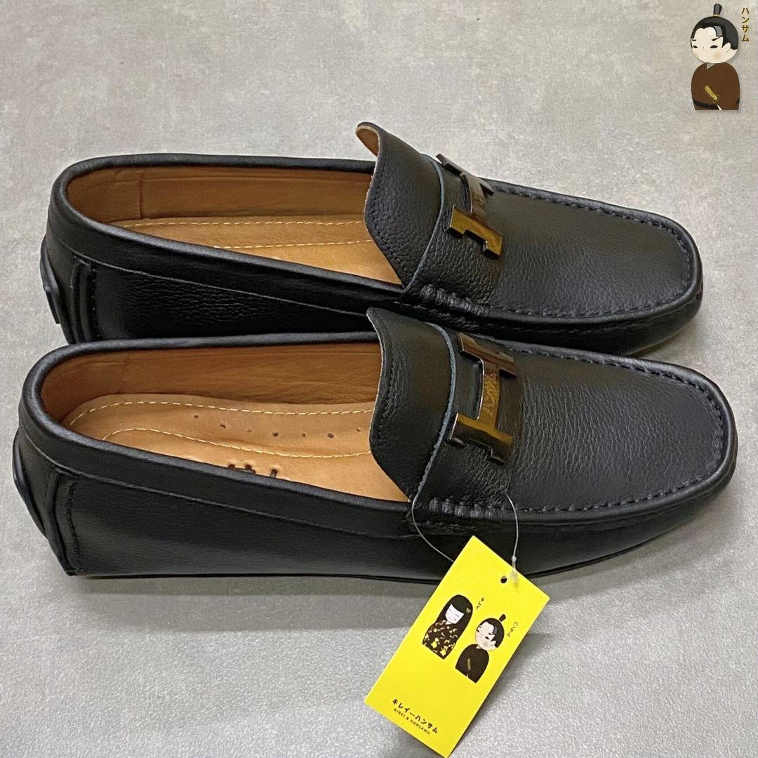 Hansamu Kai - Office Moccasin DGD24 Black