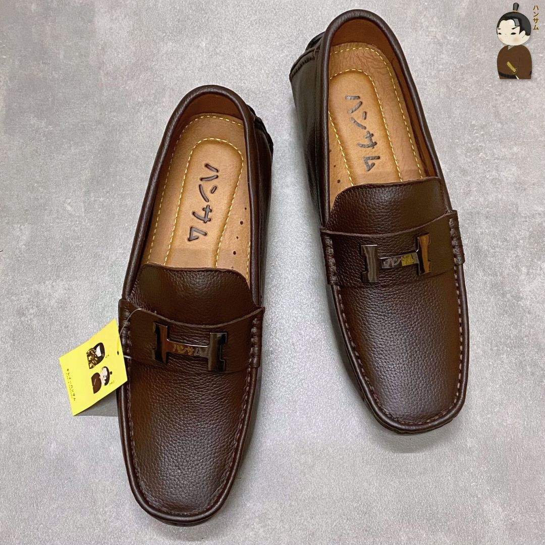 Hansamu Kai - Office Moccasin DGD24 Brown
