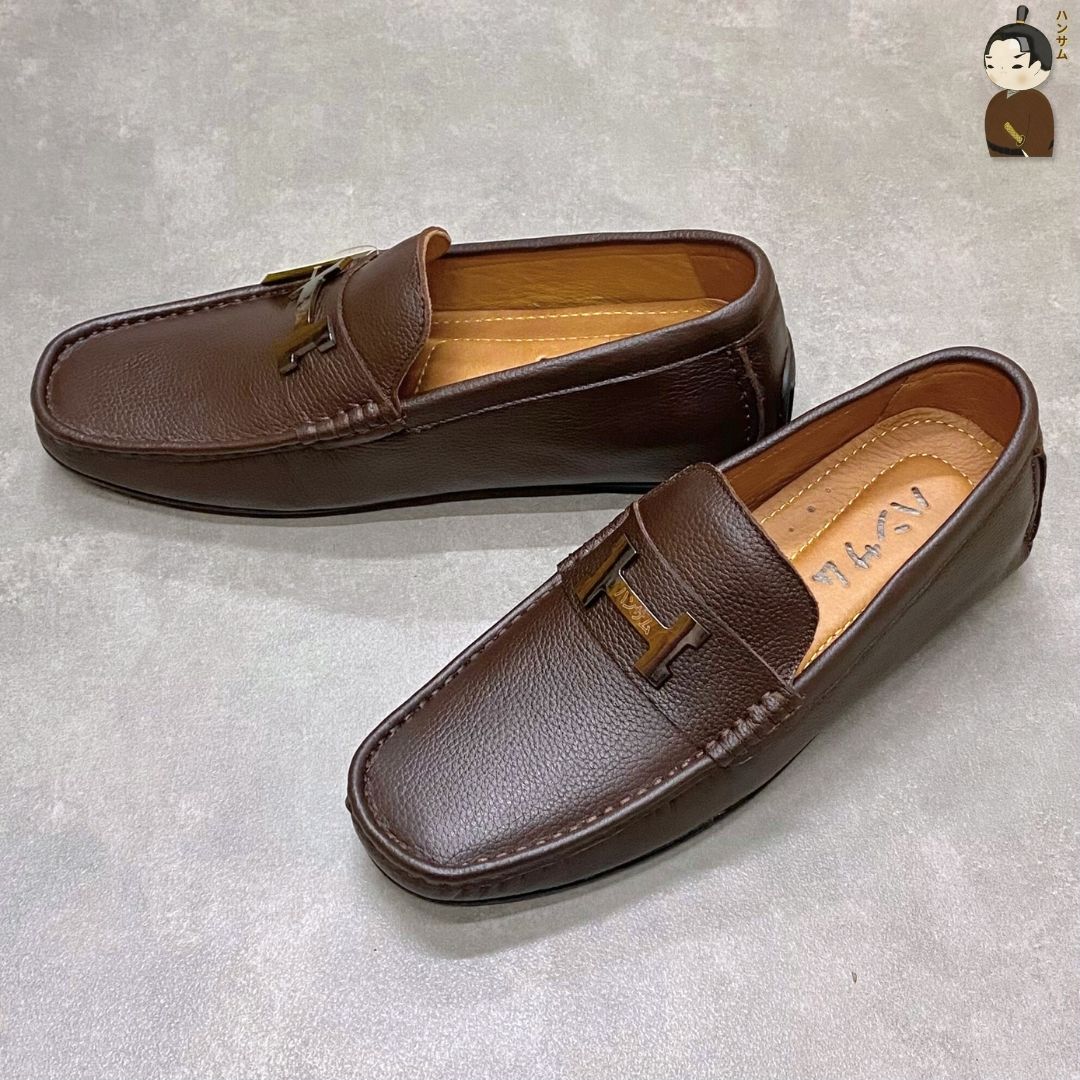 Hansamu Kai - Office Moccasin DGD24 Brown