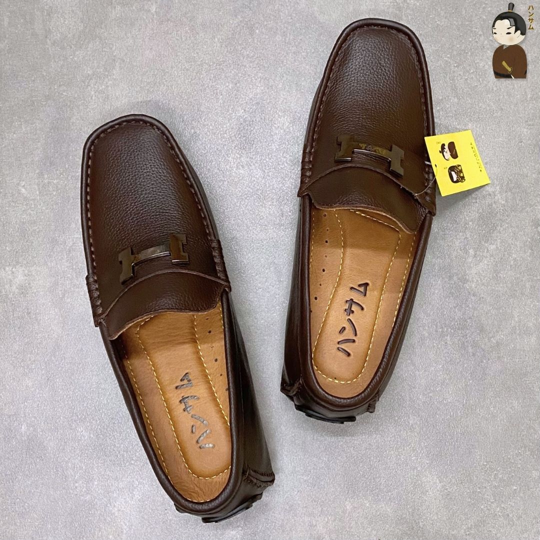 Hansamu Kai - Office Moccasin DGD24 Brown
