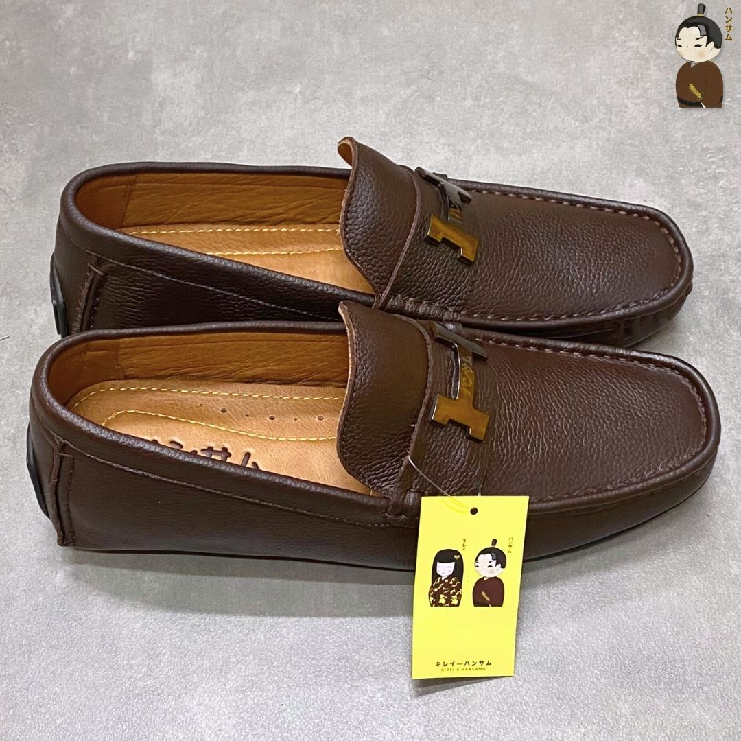 Hansamu Kai - Office Moccasin DGD24 Brown
