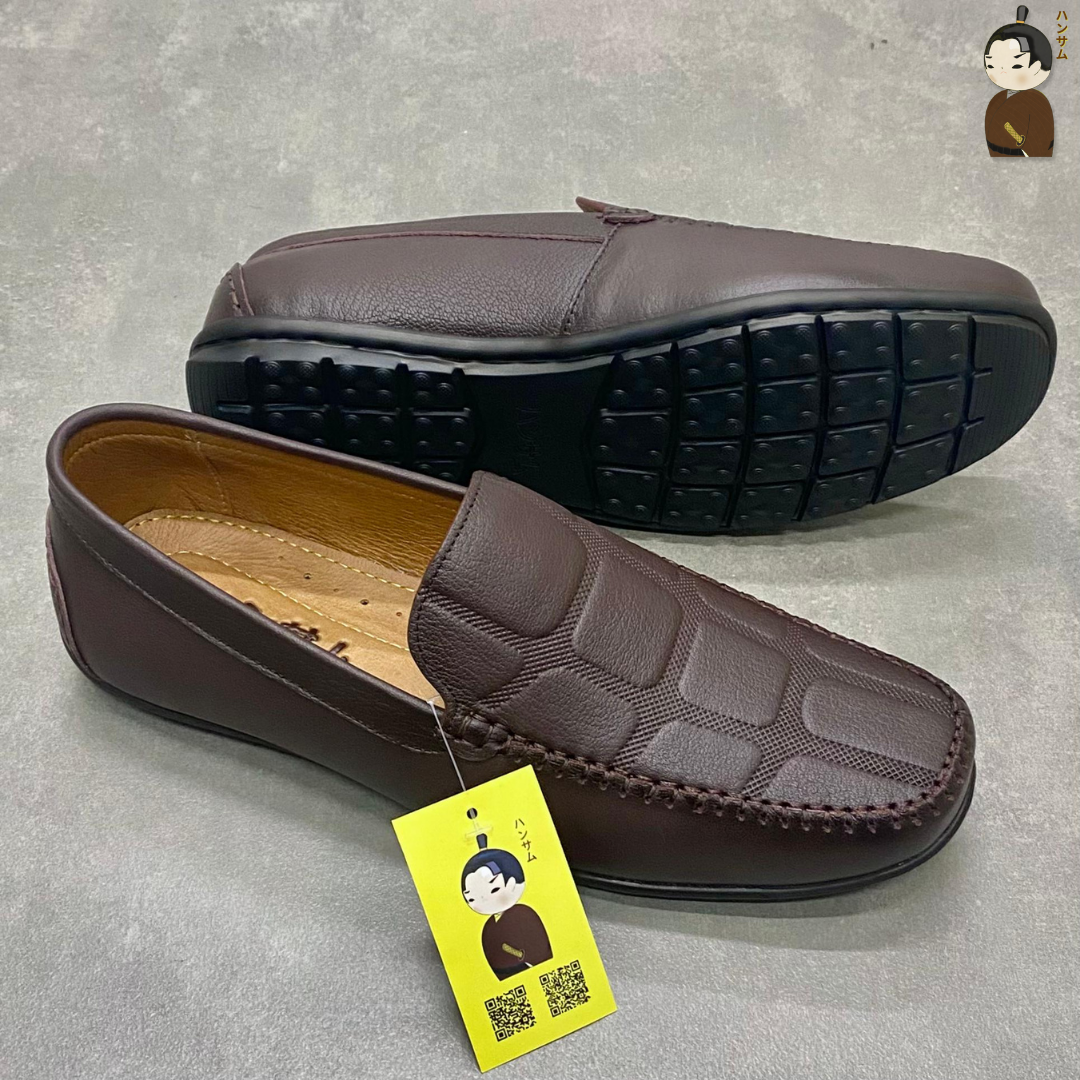 Hansamu Kai - Office Moccasin DGD9 Brown