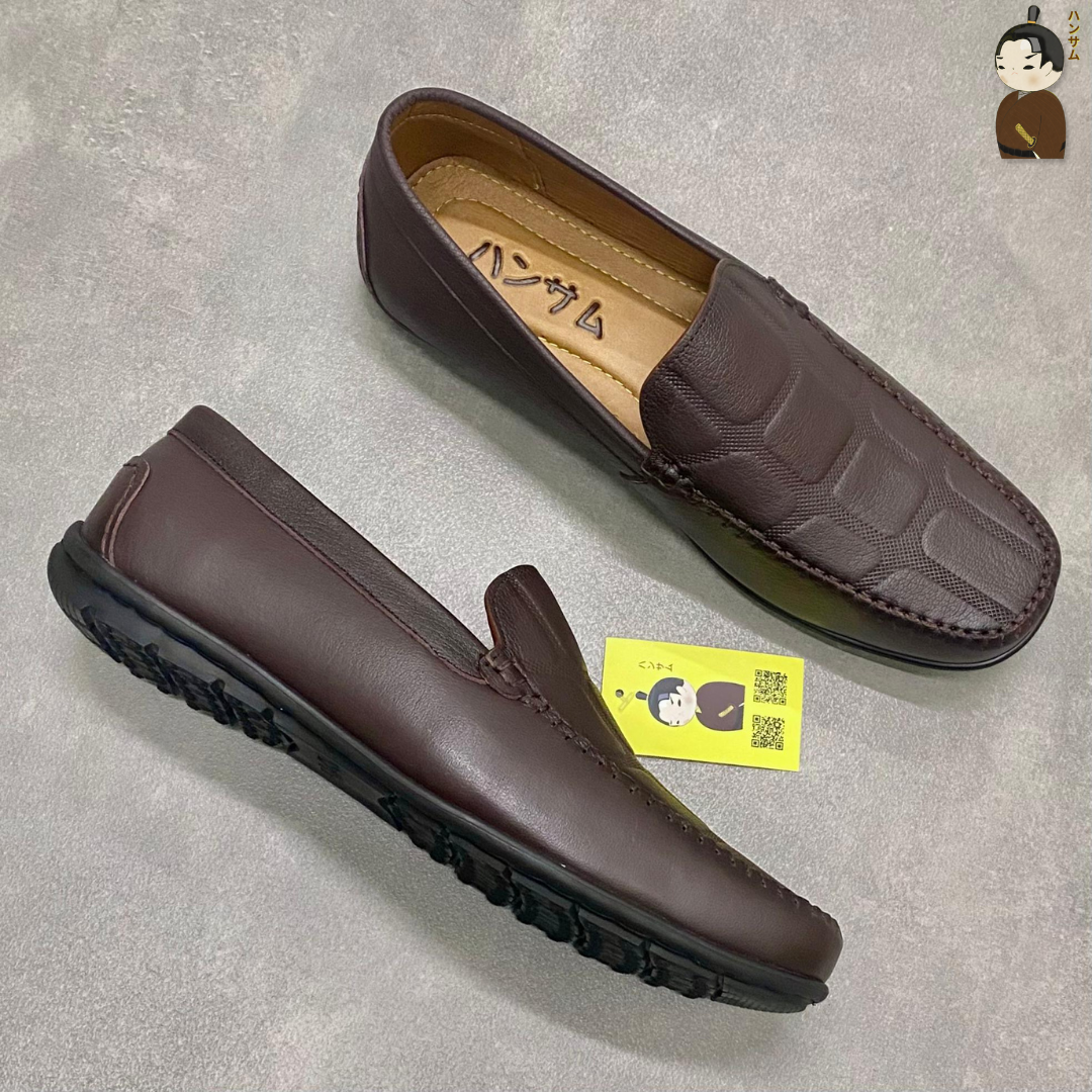 Hansamu Kai - Office Moccasin DGD9 Brown